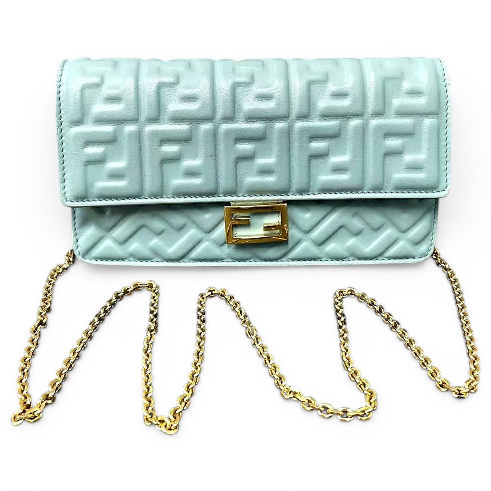 Baguette leather handbag