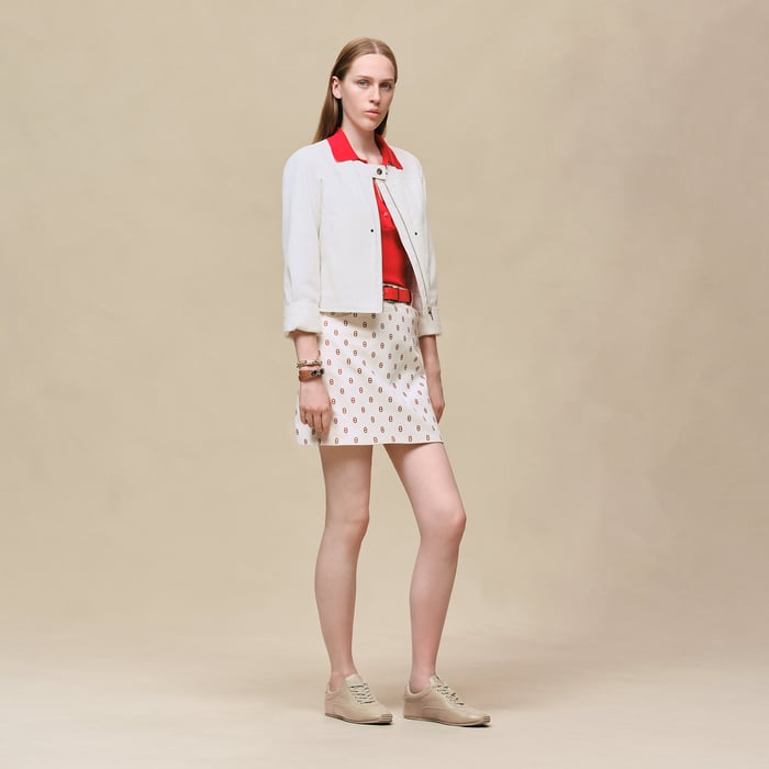 Blanc Cassé Cotton Twill Jacket