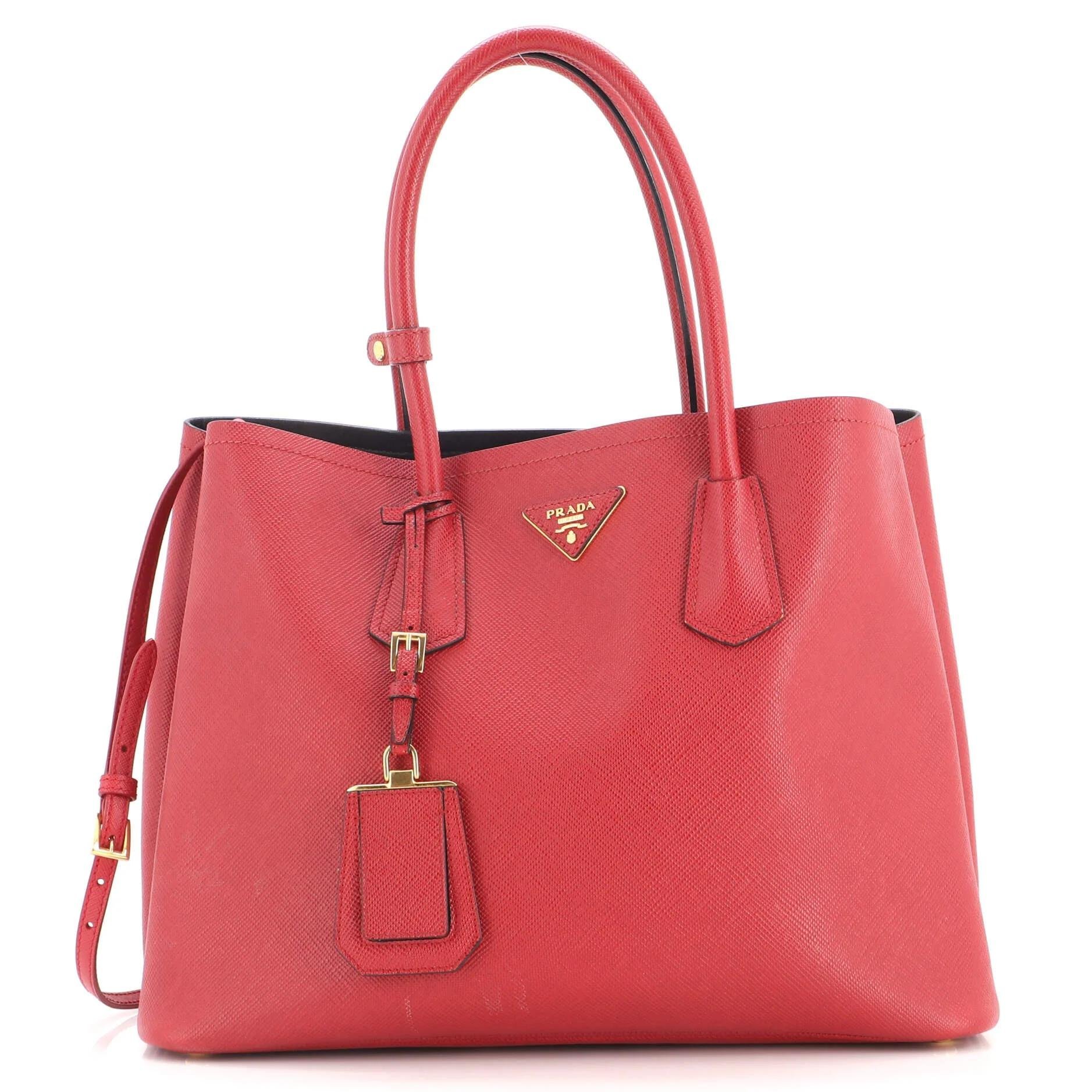 Leather tote
