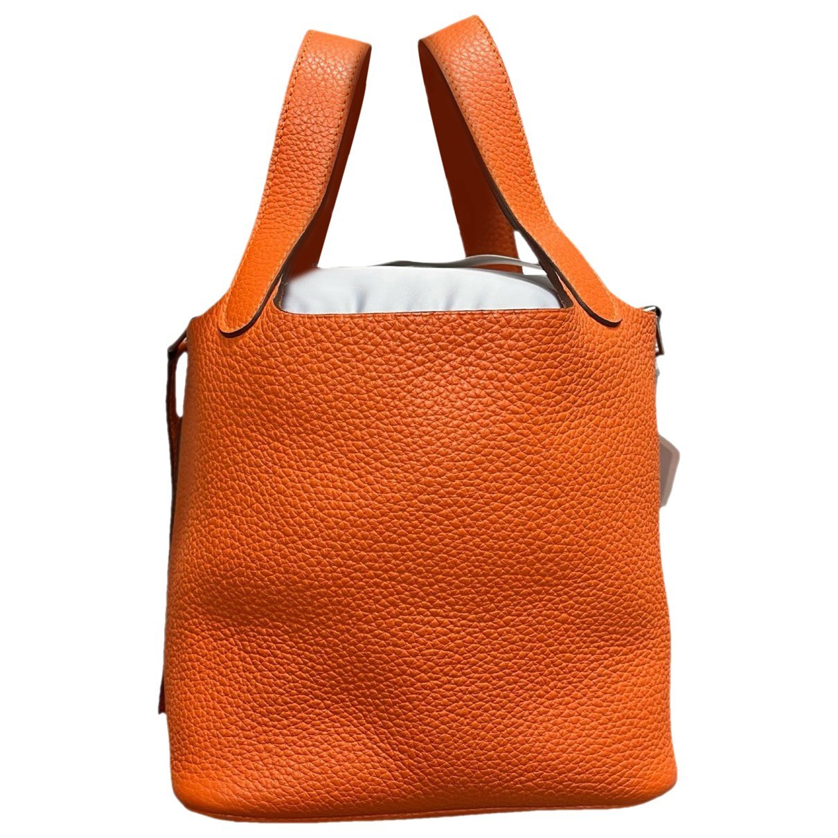 Picotin leather handbag
