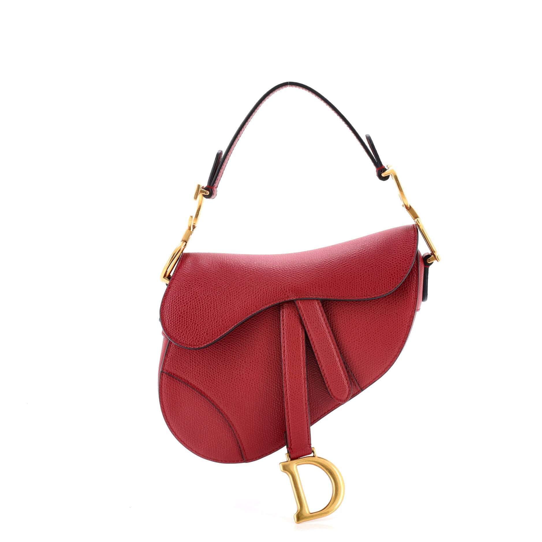 Dior Saddle Handbag Leather Mini
