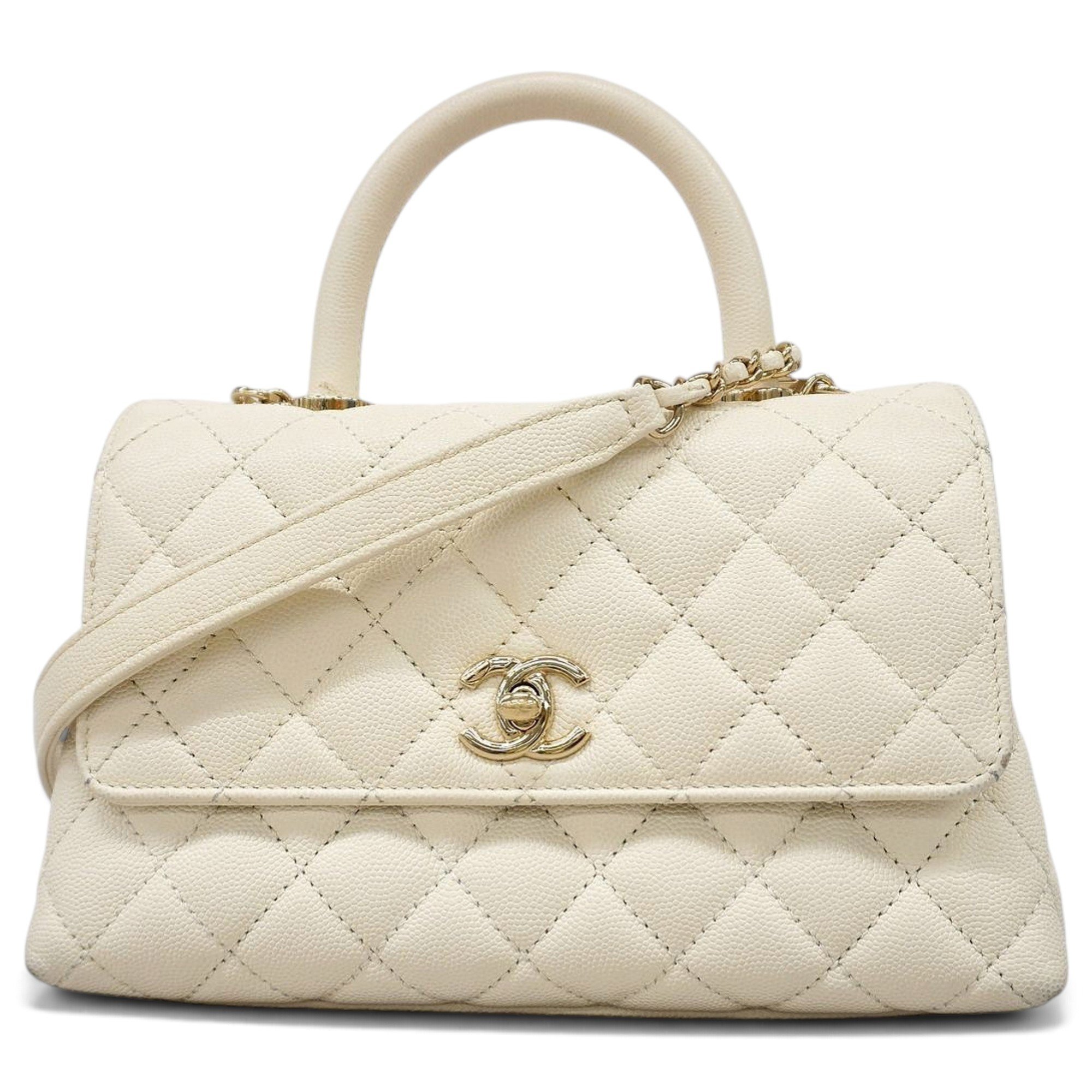 Coco Handle leather handbag