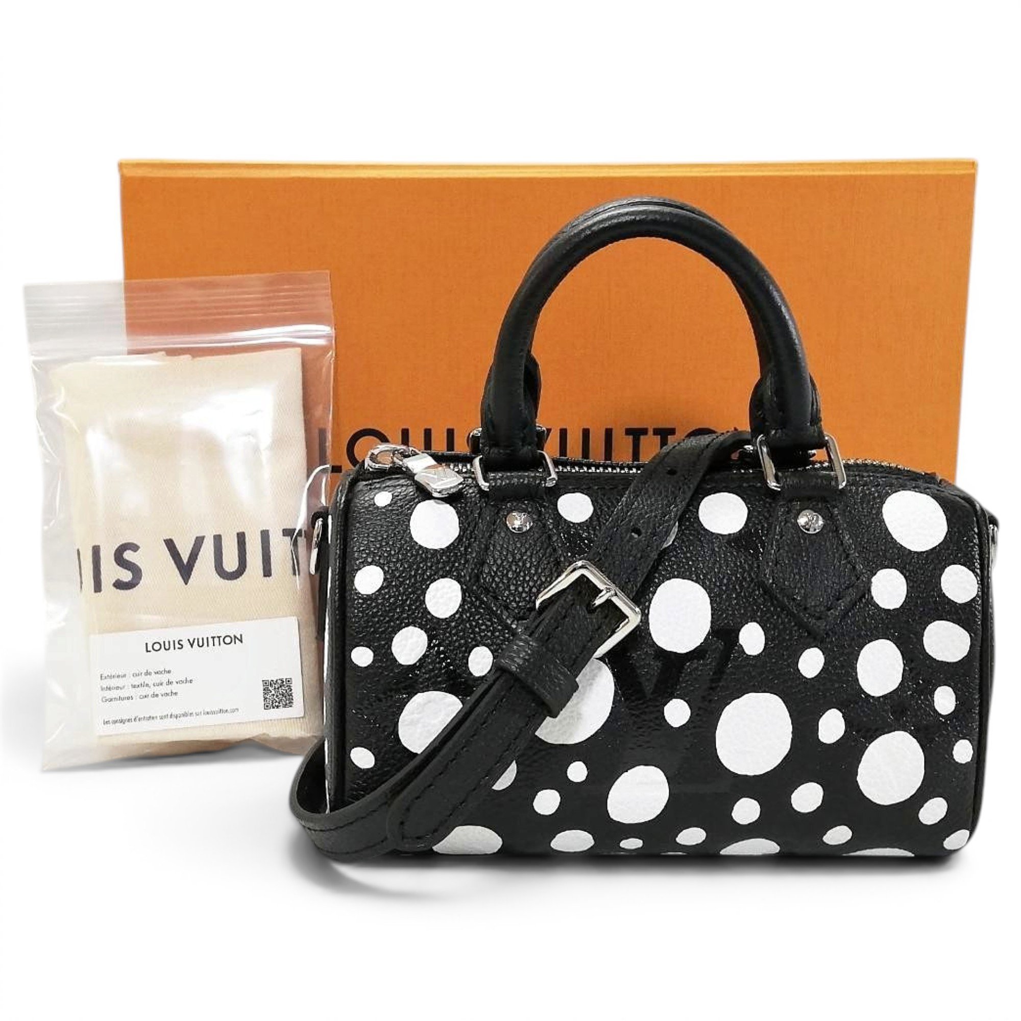 Nano Speedy / Mini HL leather handbag