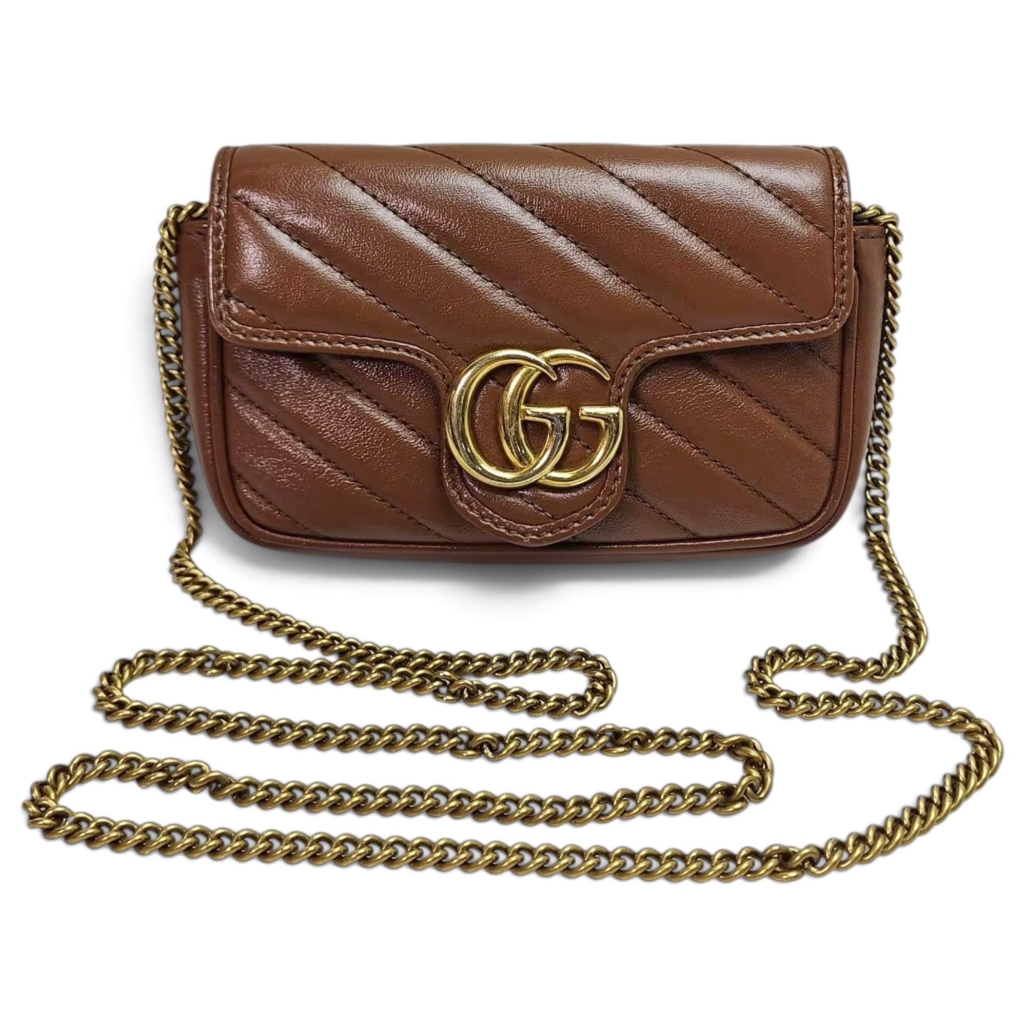 GG Marmont Flap leather handbag