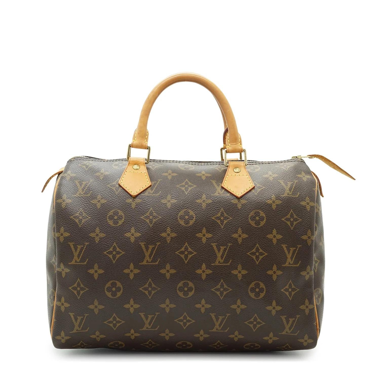 Speedy leather handbag
