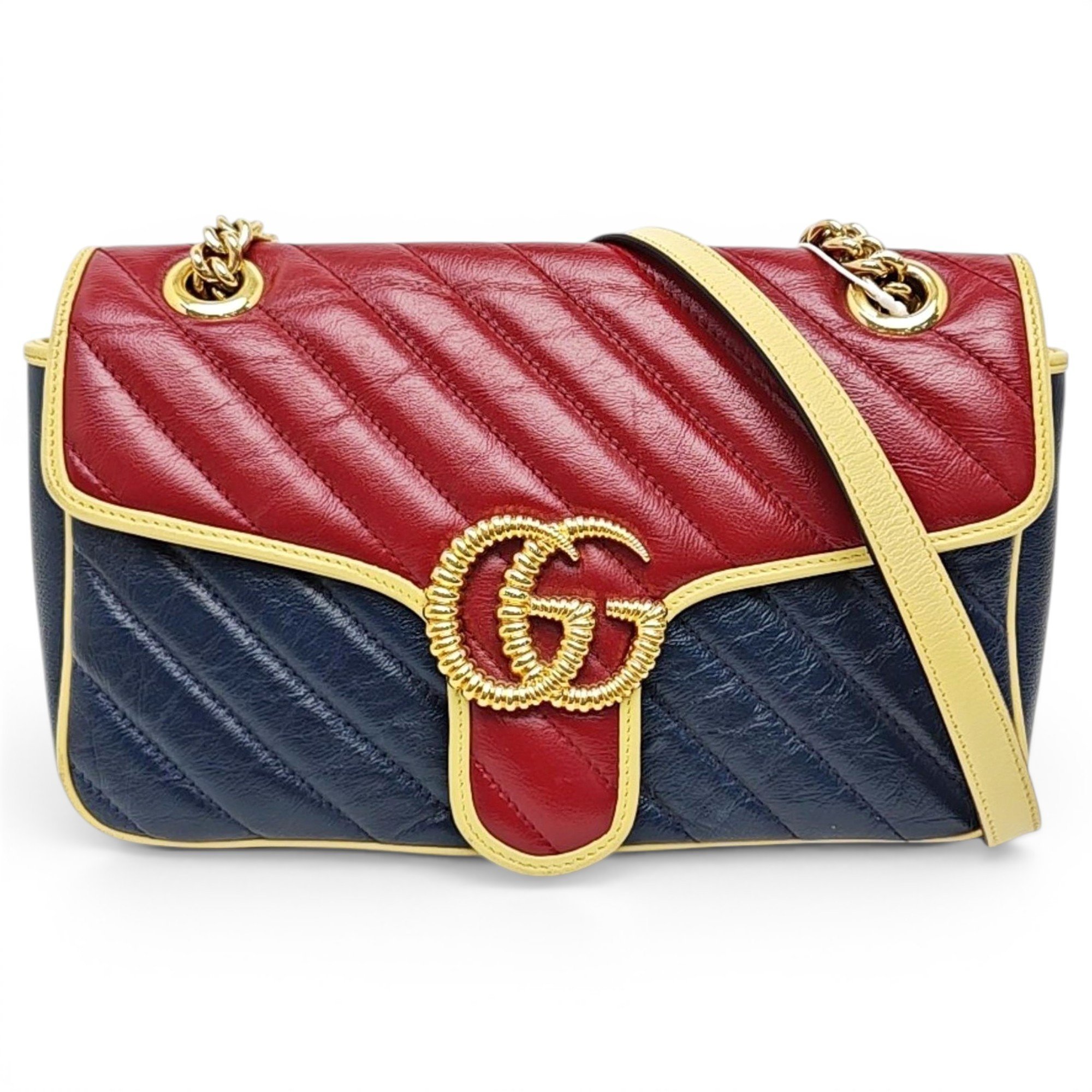 GG Marmont Flap leather crossbody bag