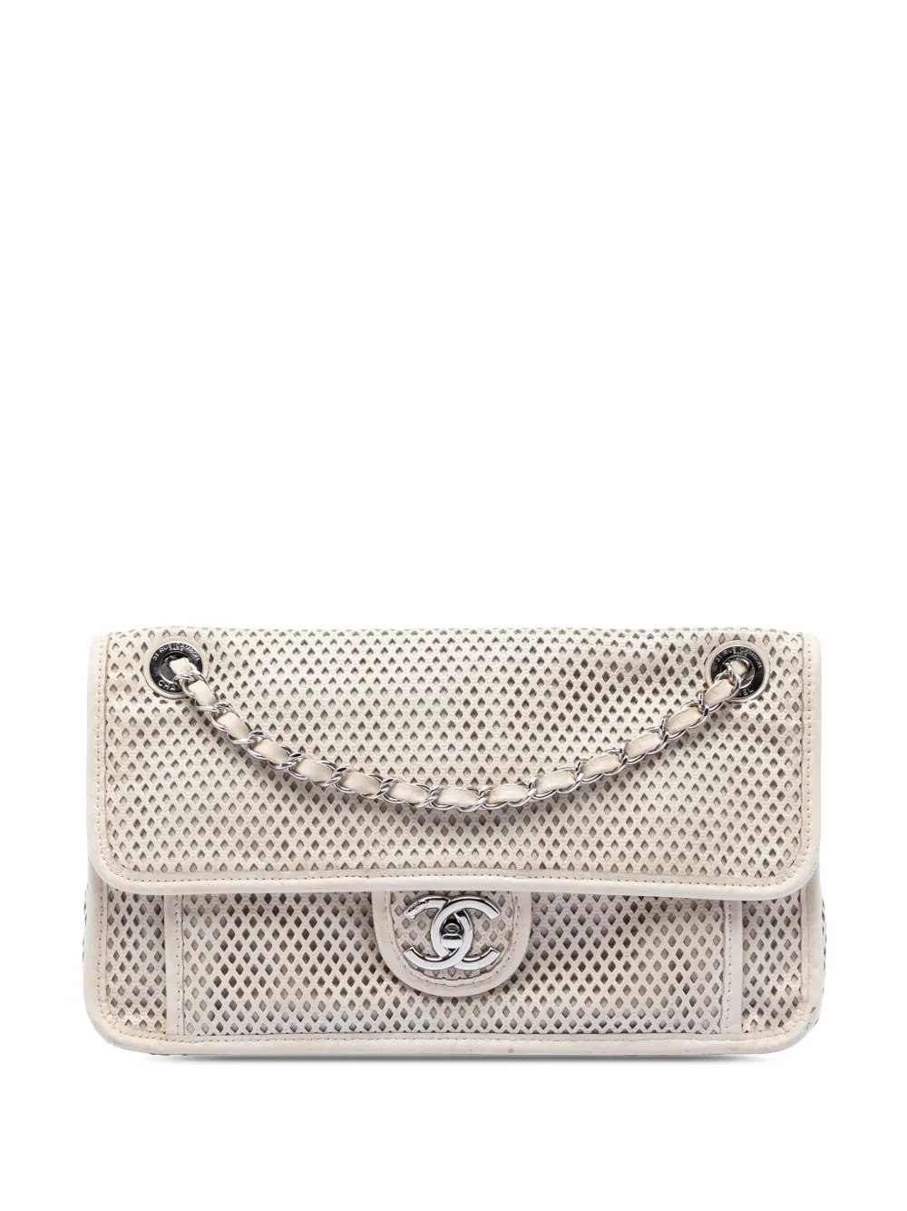 2012-2013 Medium Perforated Calfskin Up In The Air Flap shoulder bag