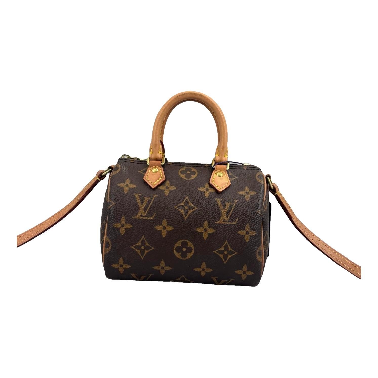Nano Speedy / Mini HL leather handbag