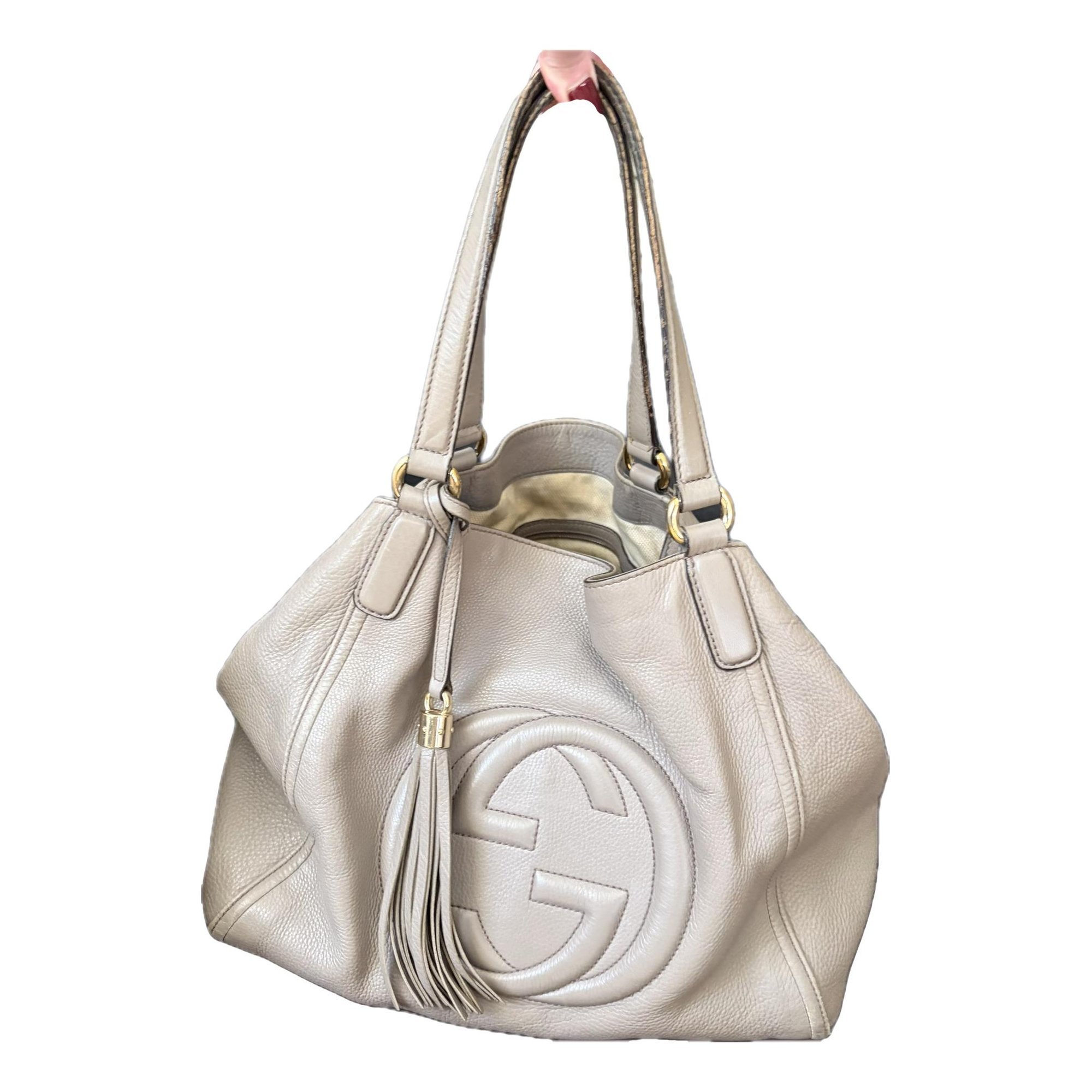 Soho Top Handle leather handbag