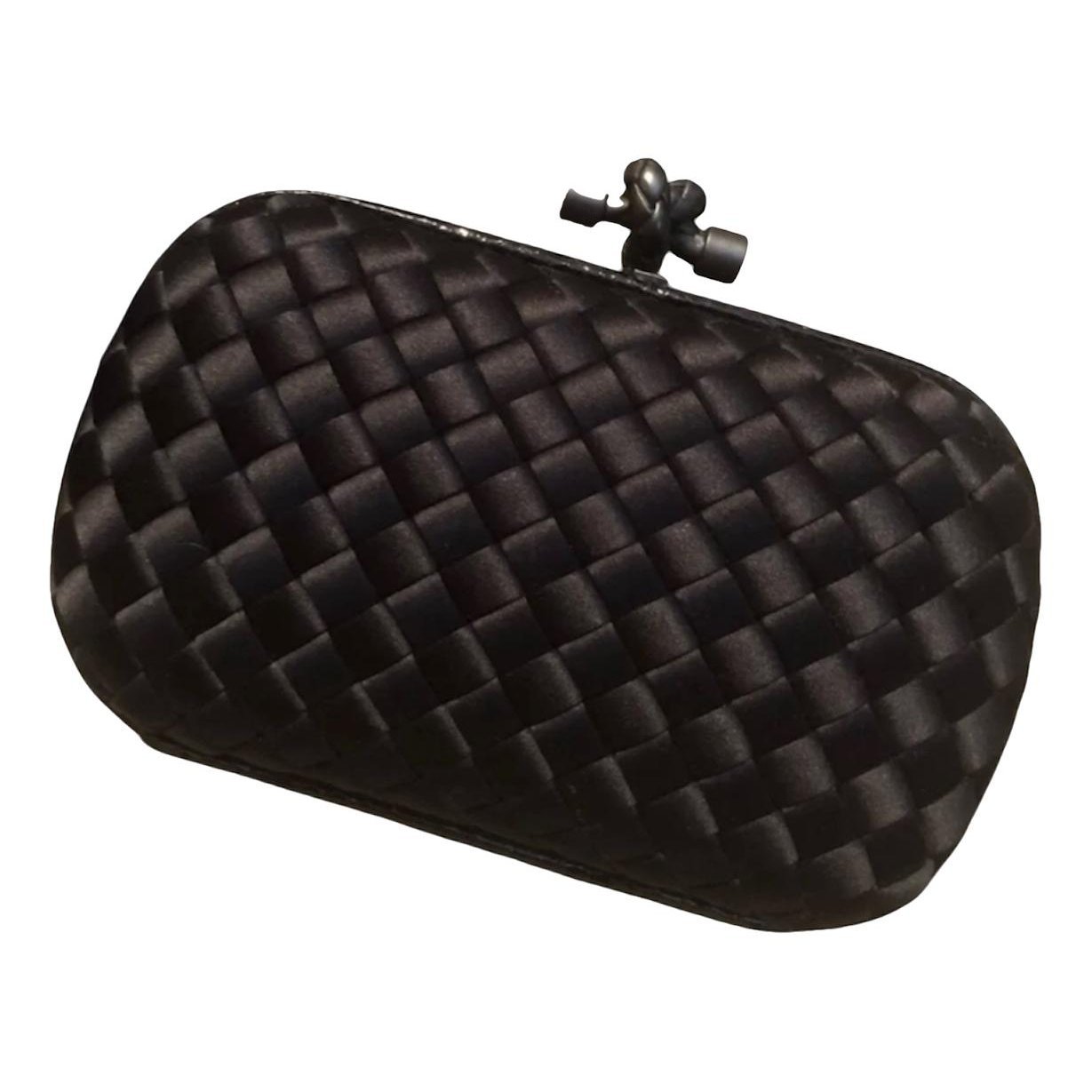 Pochette Knot silk clutch bag