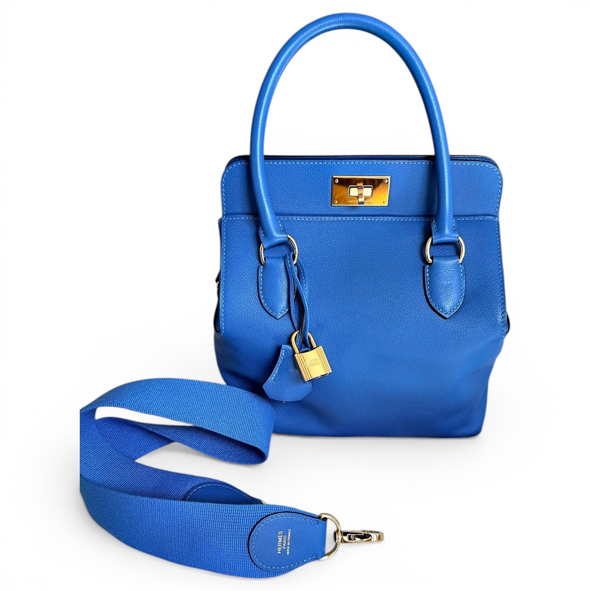 Toolbox leather handbag