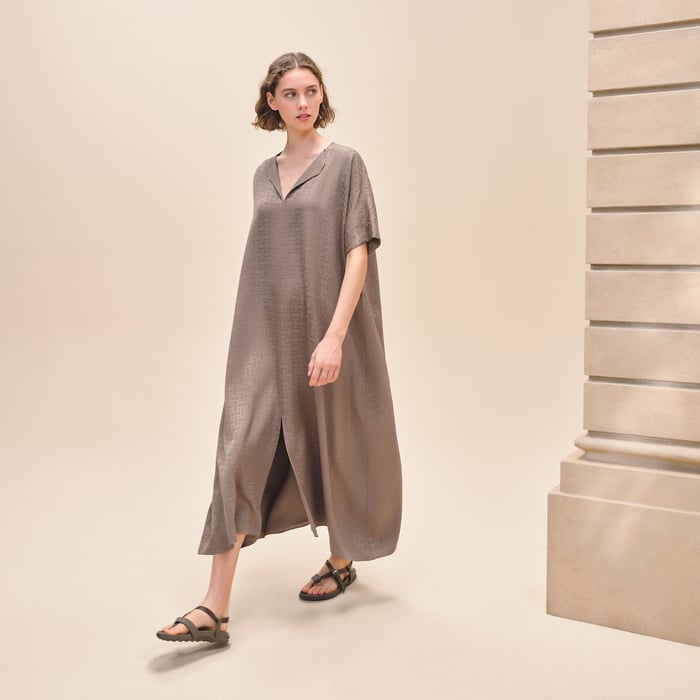 "Mosaique" Belted Caftan