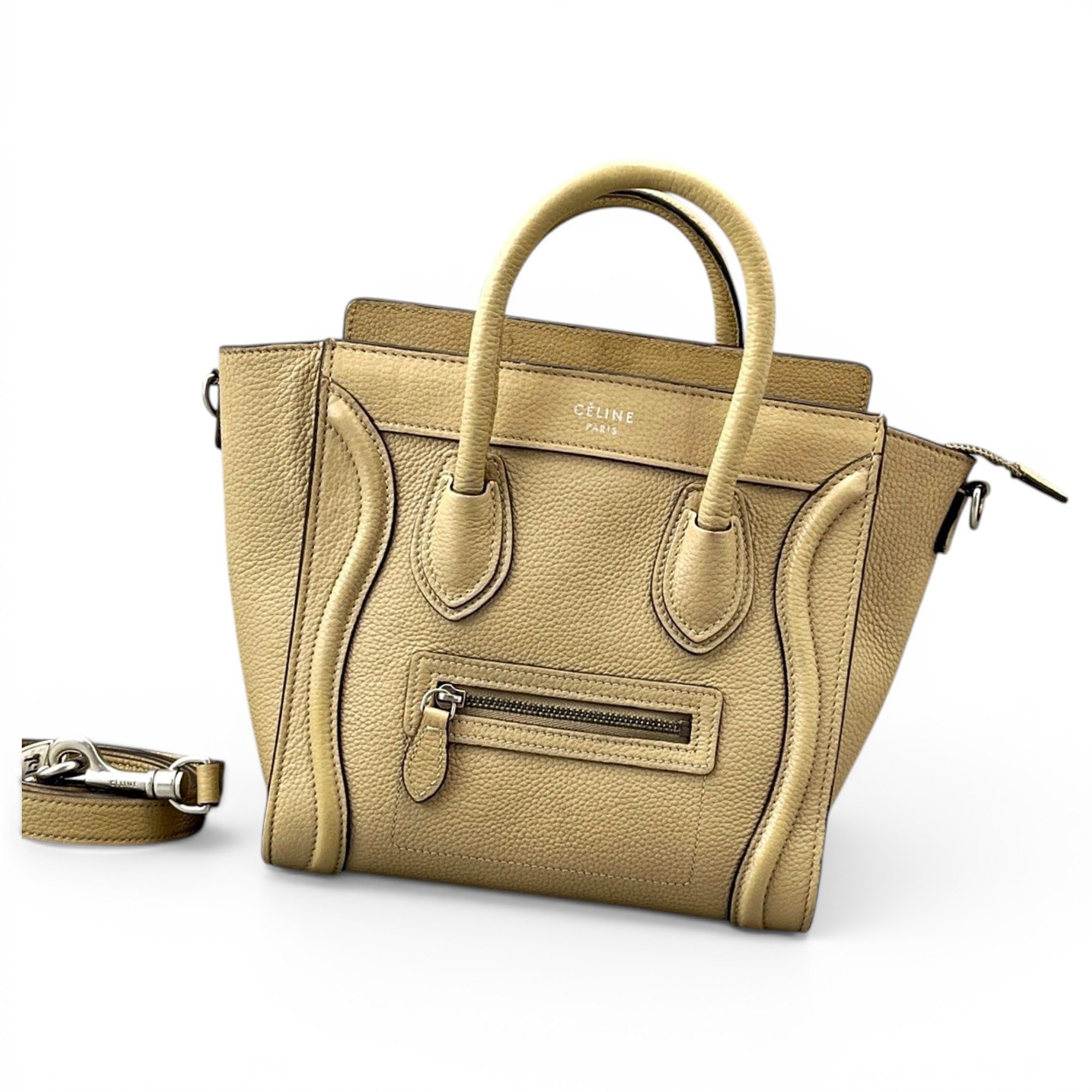 Nano Luggage leather handbag