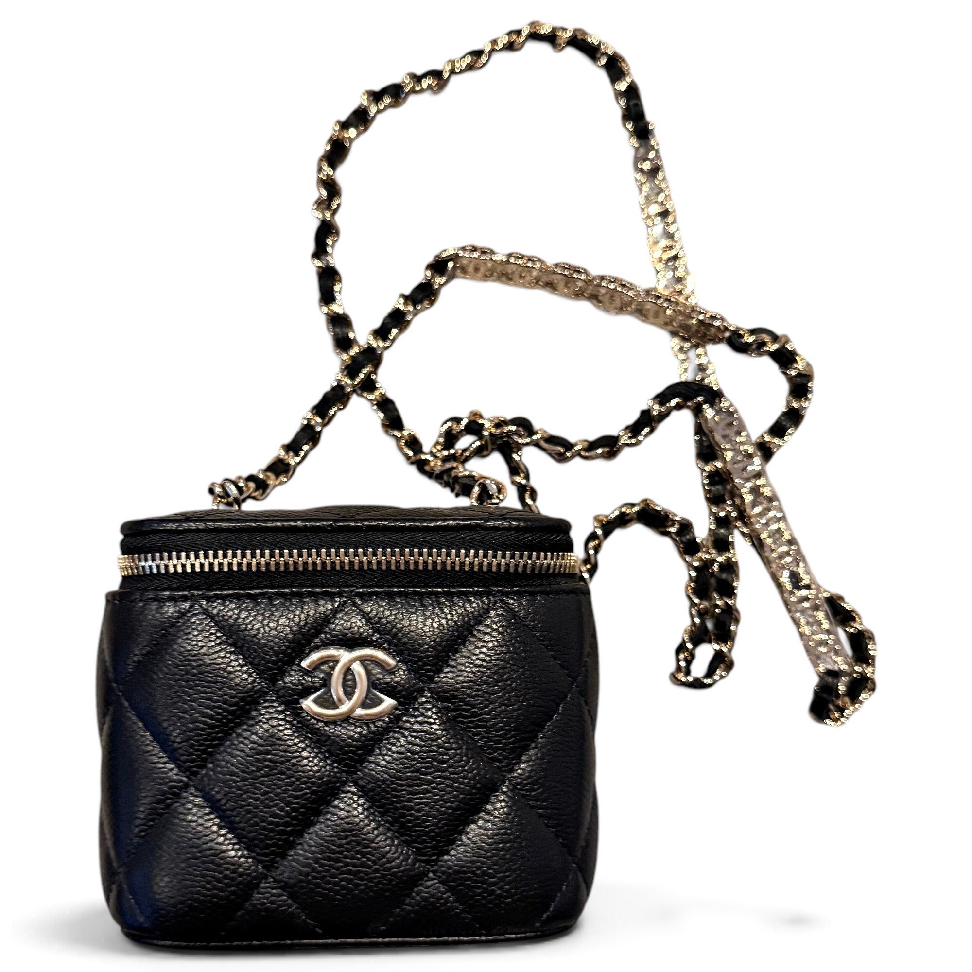 Vanity leather mini bag