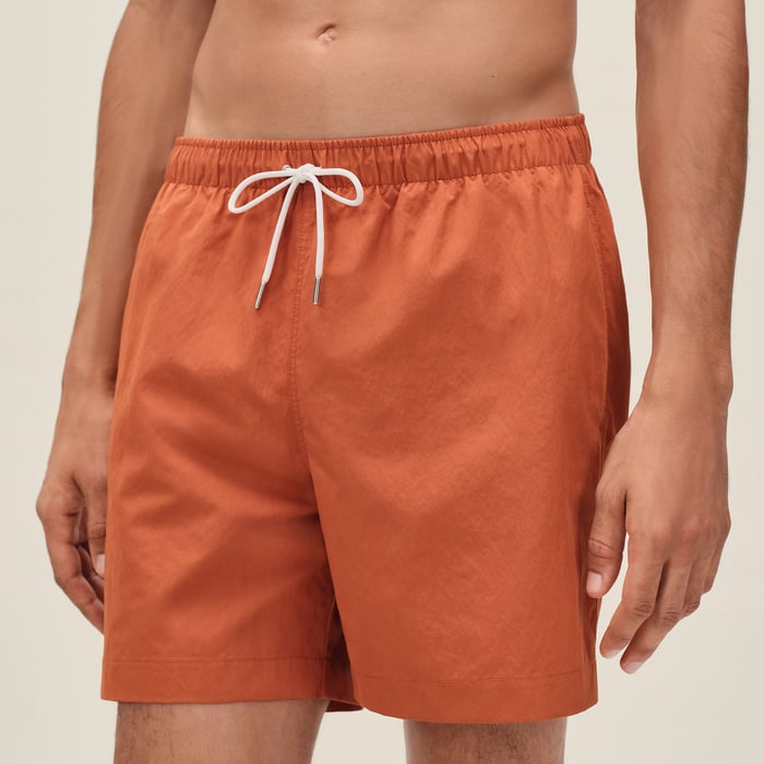 Orange Brûlé "H Fantome" Swim Trunks