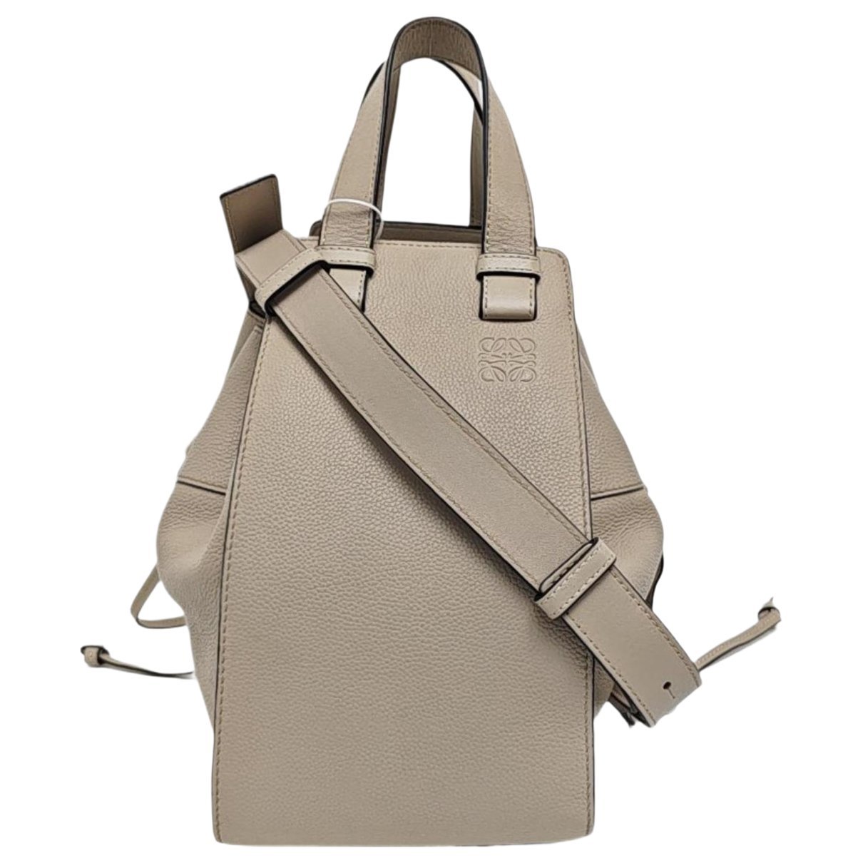 Hammock leather handbag
