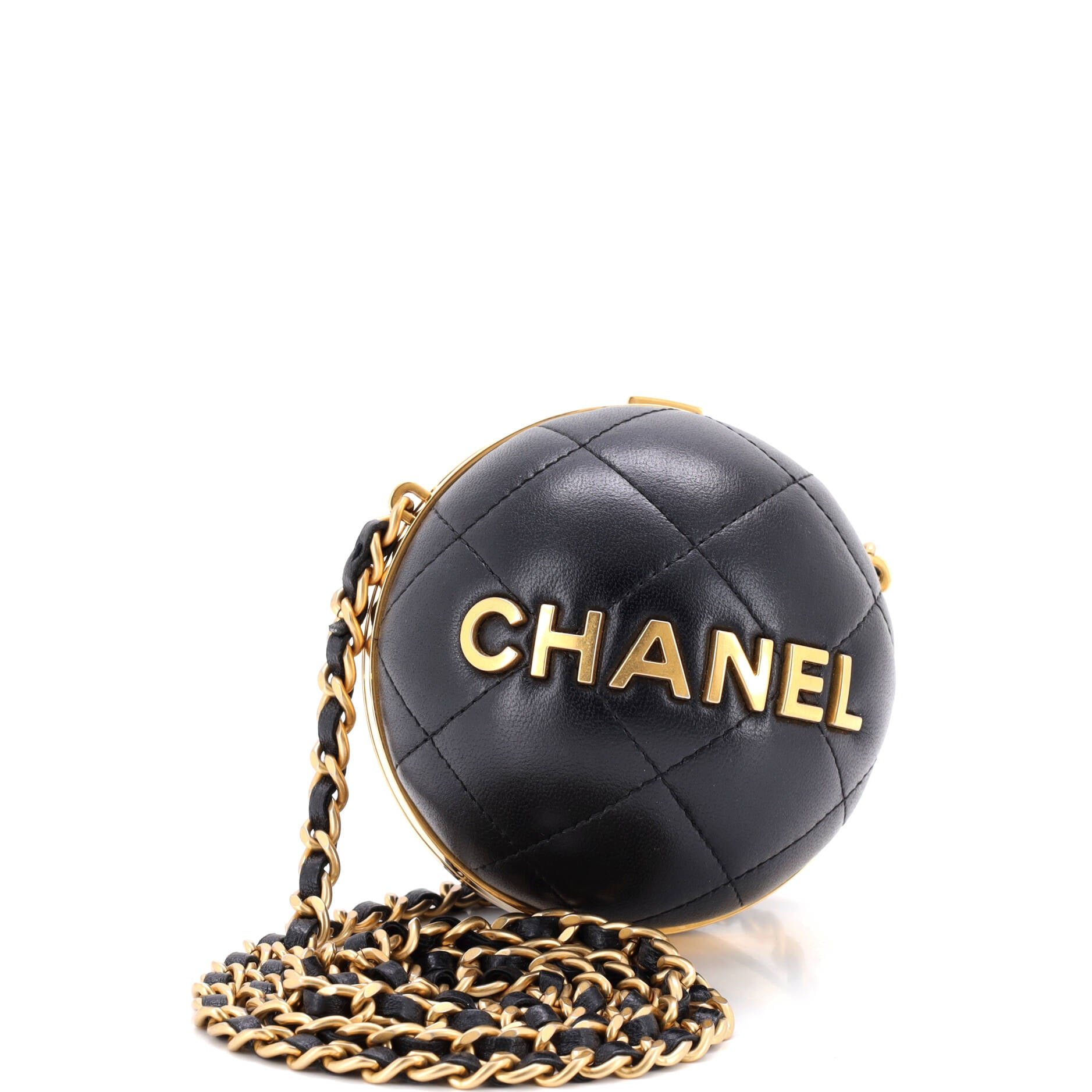 22 Sphere Minaudiere Quilted Lambskin