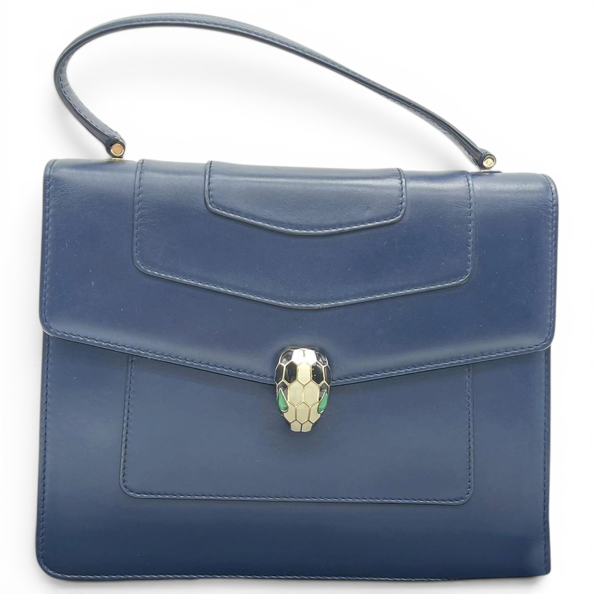 Serpenti leather crossbody bag