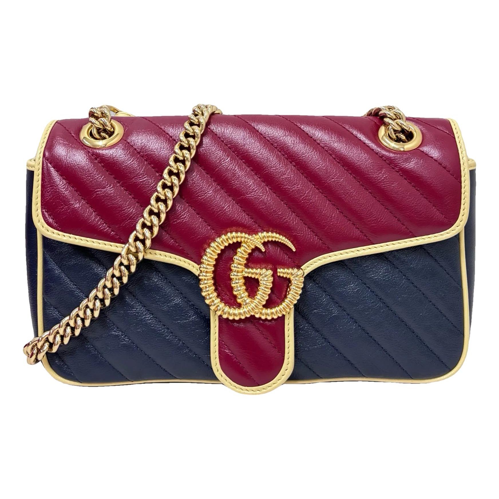 GG Marmont Flap leather crossbody bag