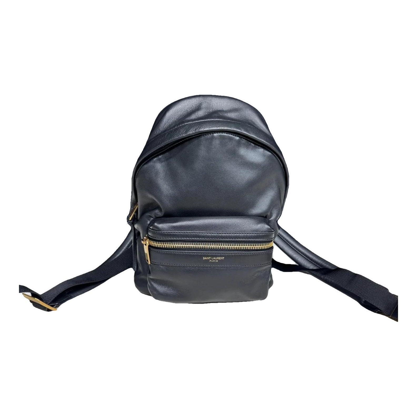 Leather backpack