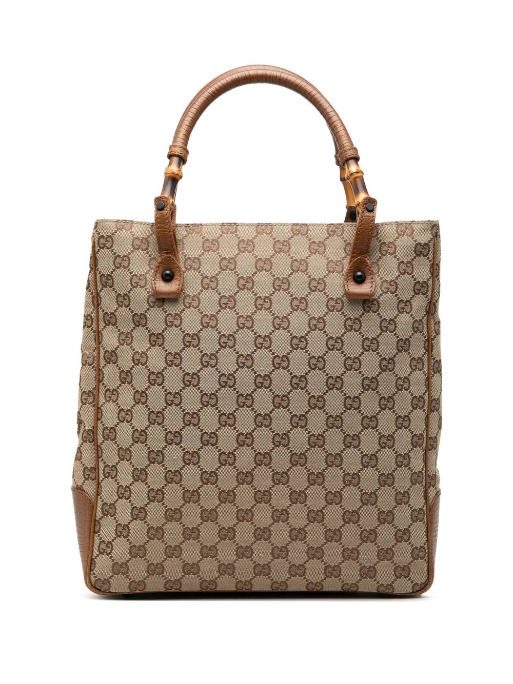 2000-2015 GG Canvas Bamboo tote bag