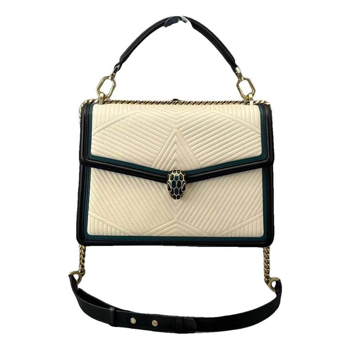 Serpenti leather crossbody bag