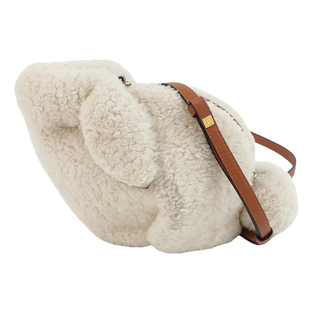 Animals cashmere crossbody bag