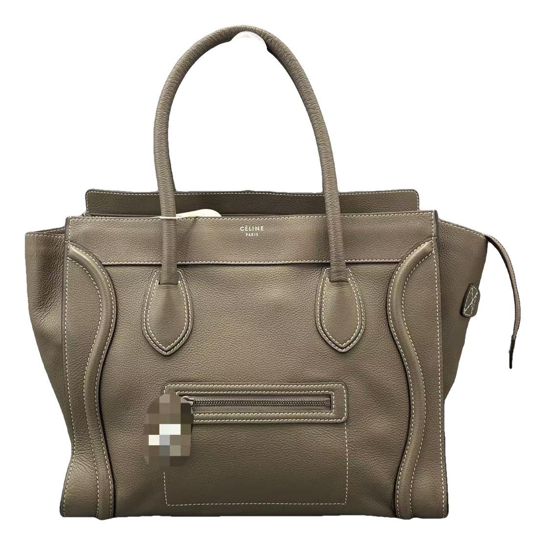 Luggage leather handbag