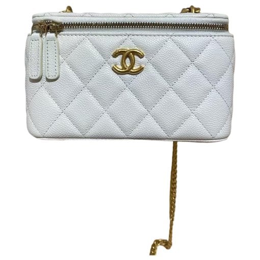 Trendy CC Vanity leather handbag