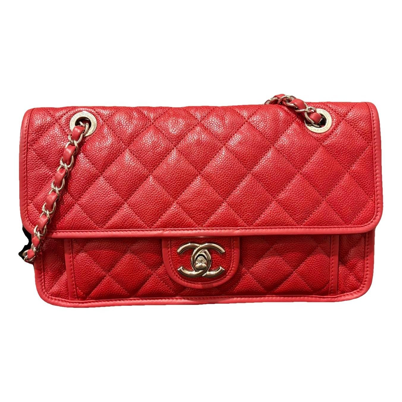 Trendy CC Flap leather handbag