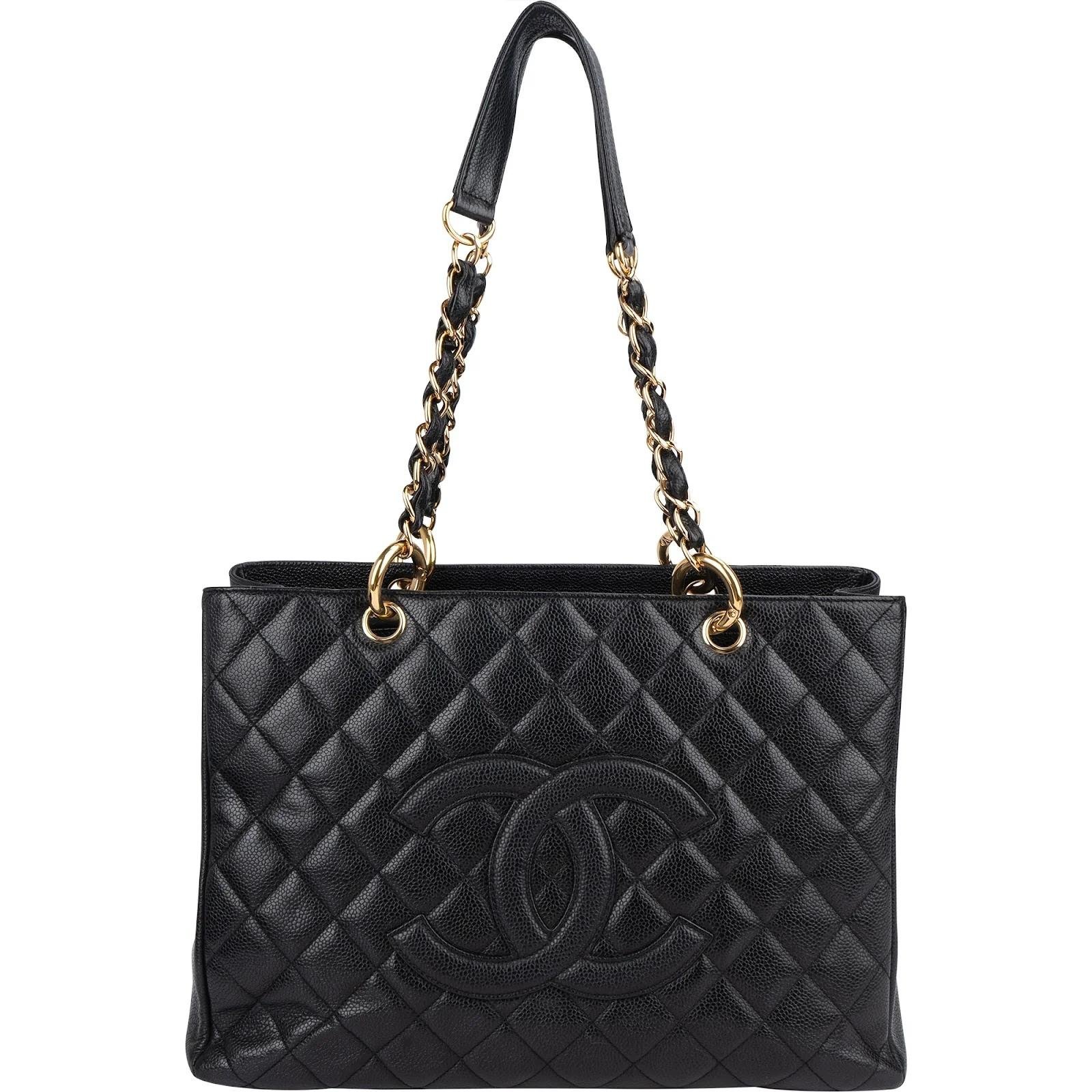 Classic CC Shopping leather handbag