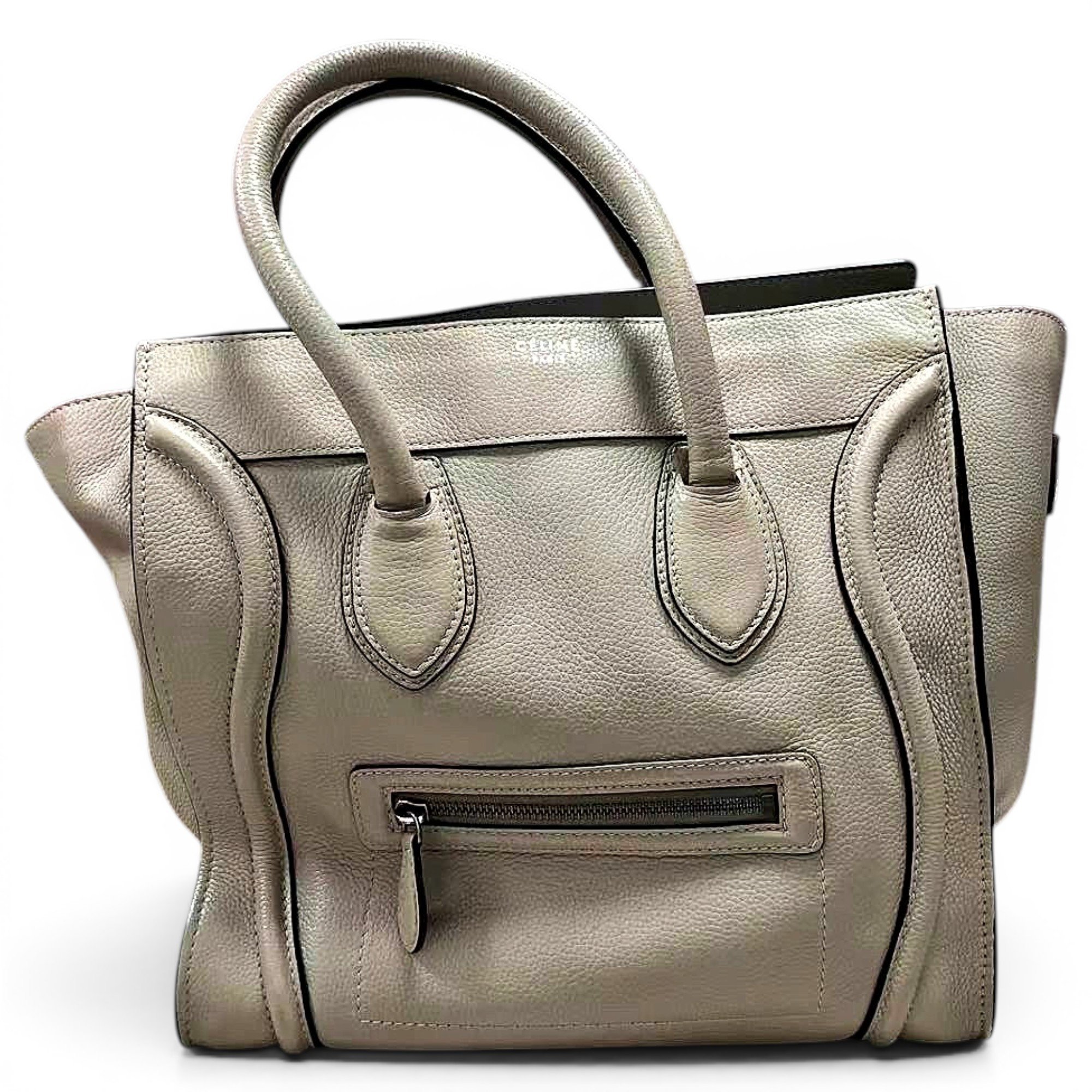Luggage leather handbag