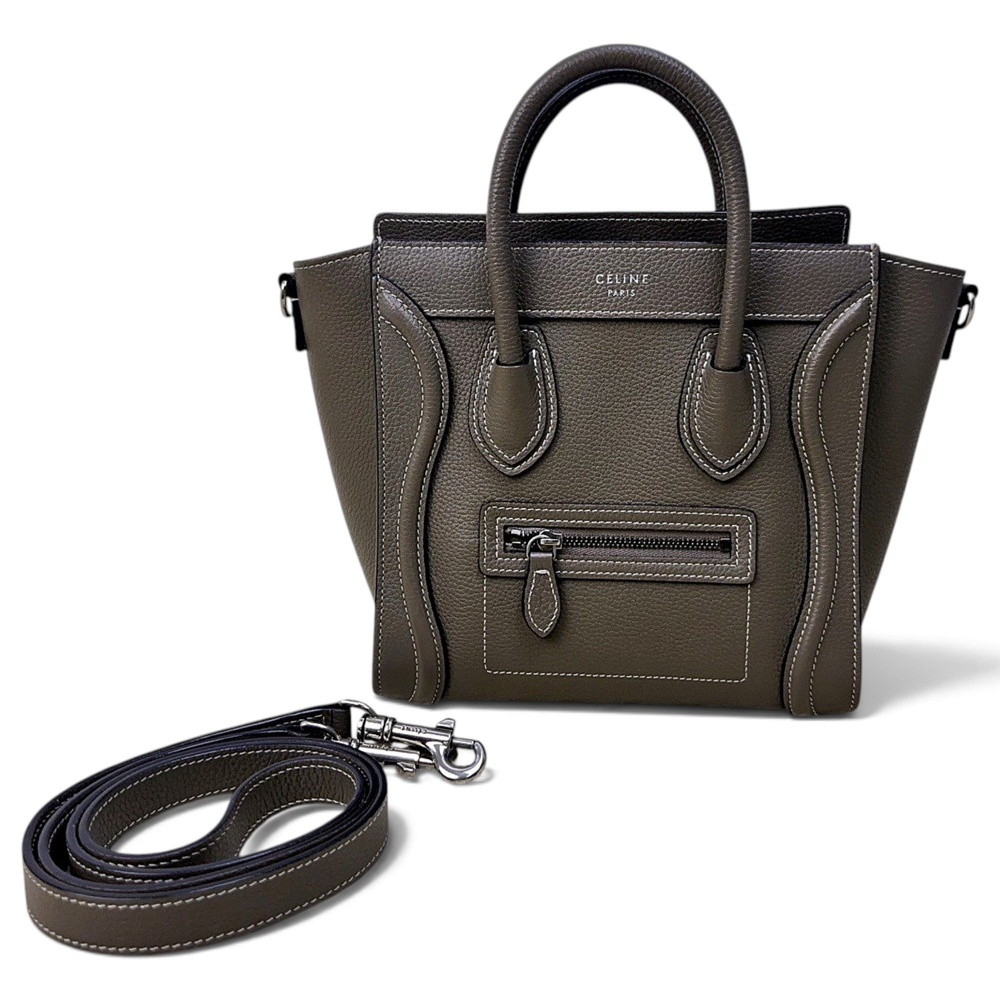 Luggage leather handbag
