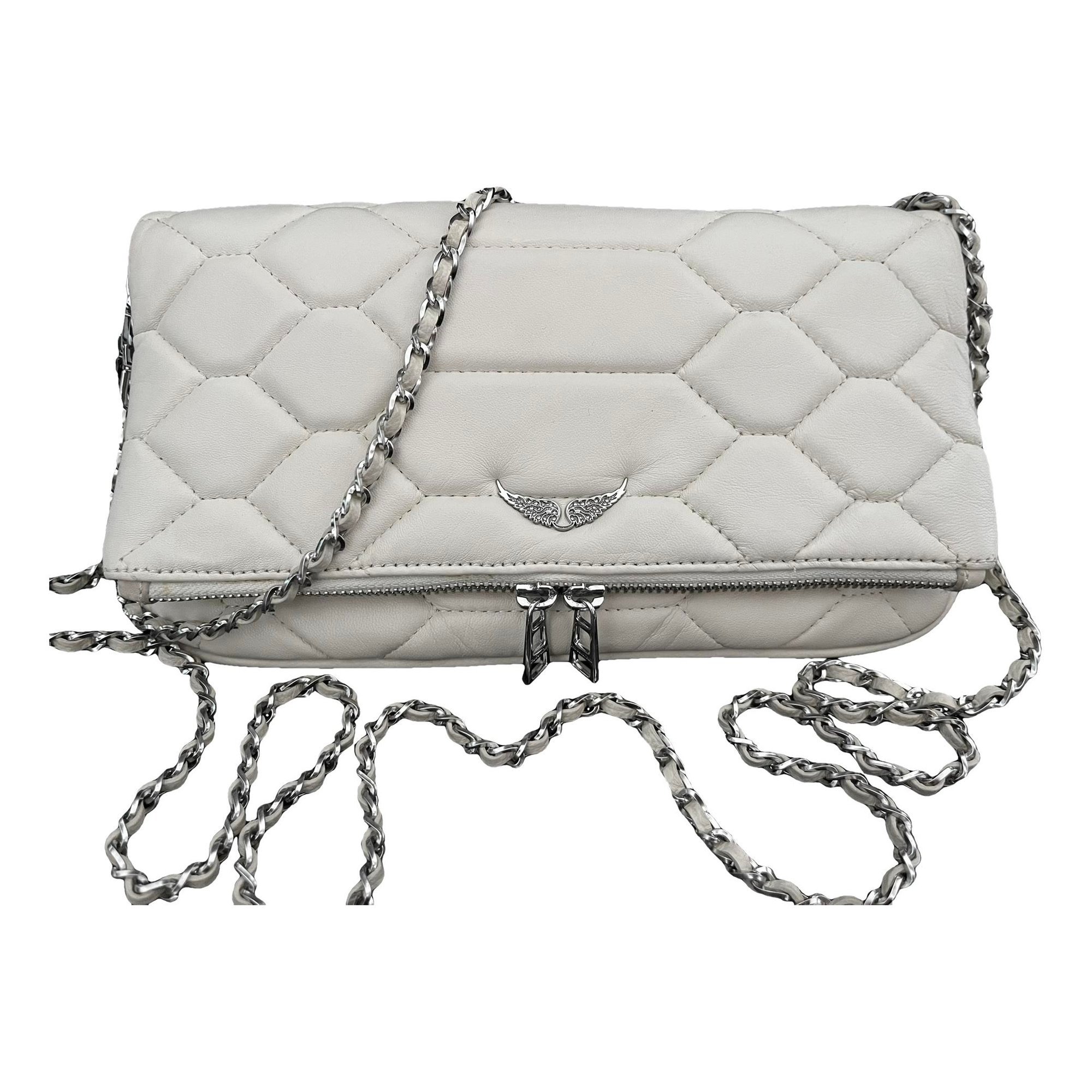 Rock leather crossbody bag