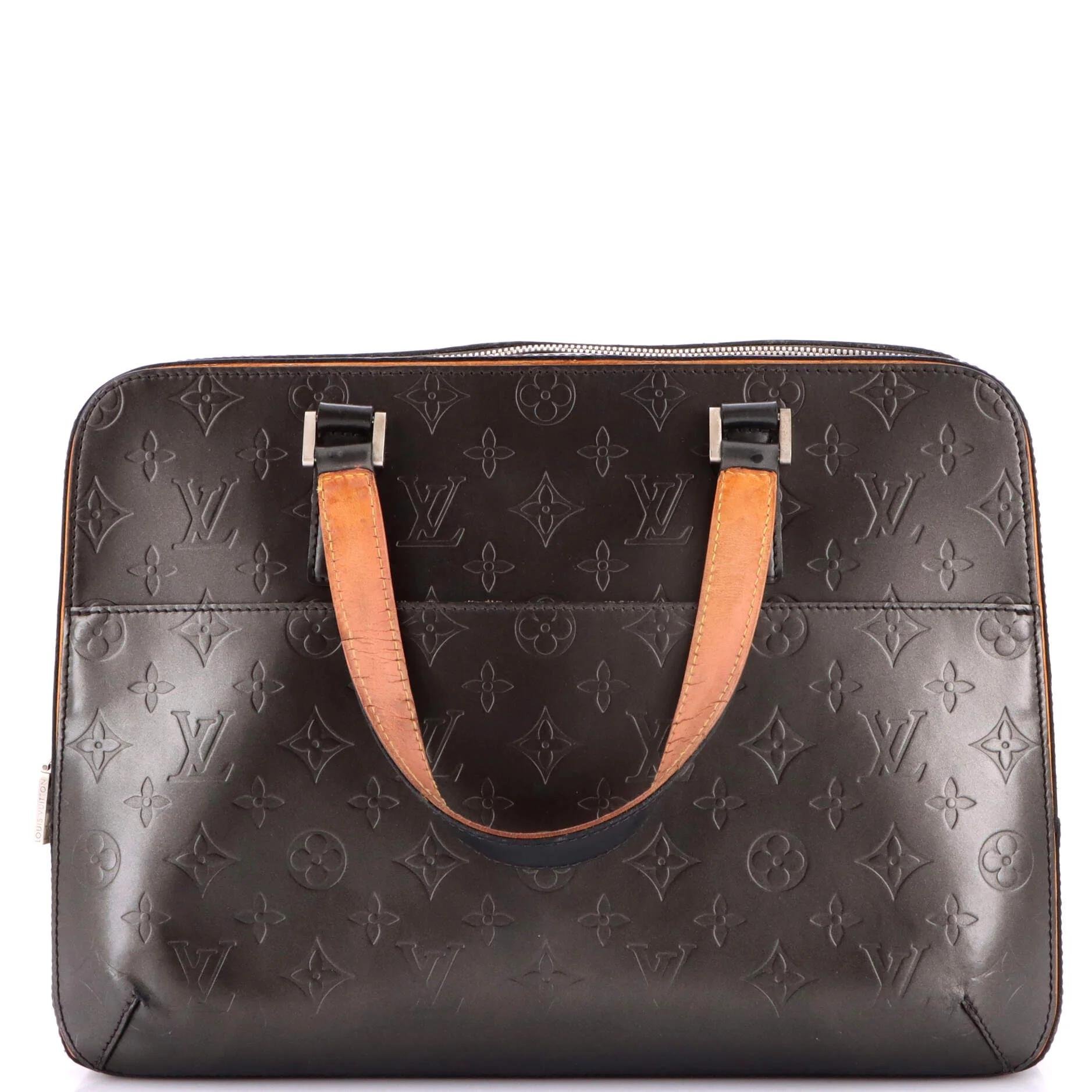 Leather tote