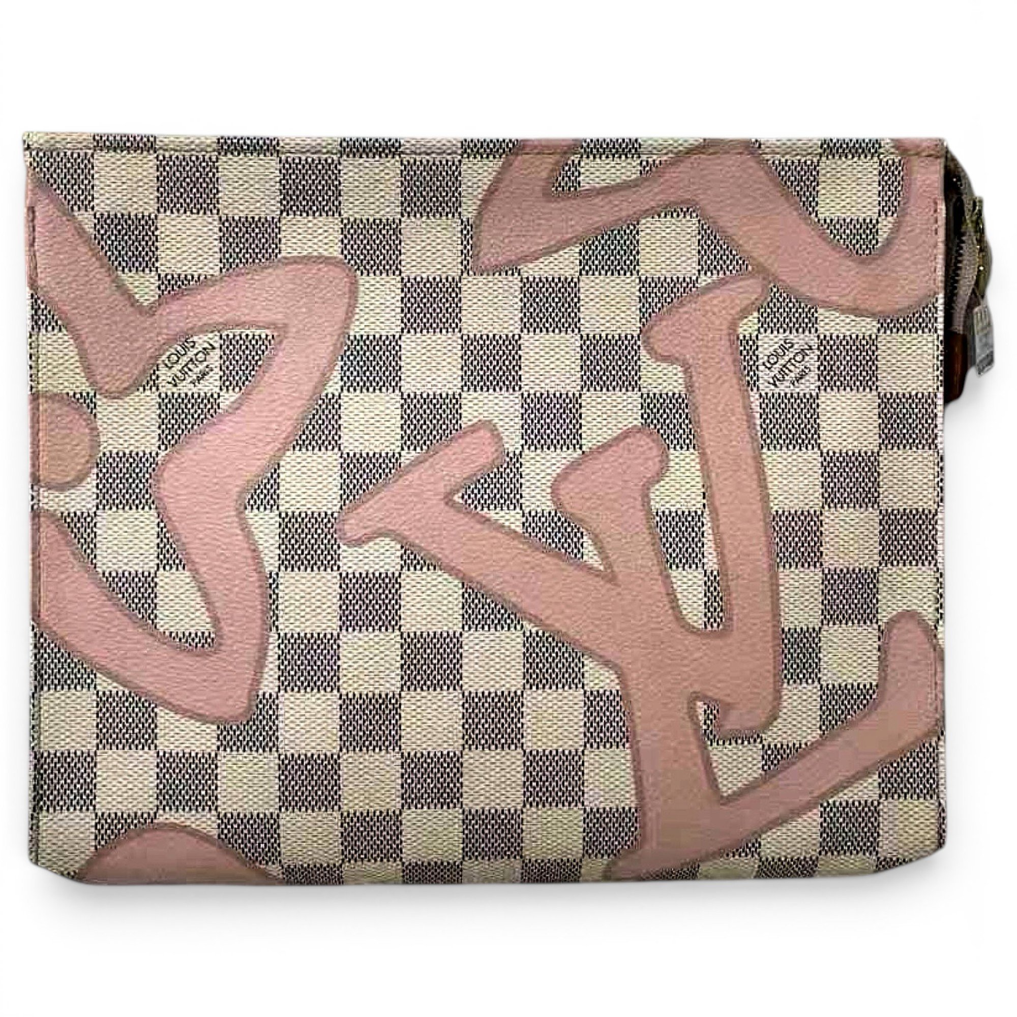 Leather clutch bag