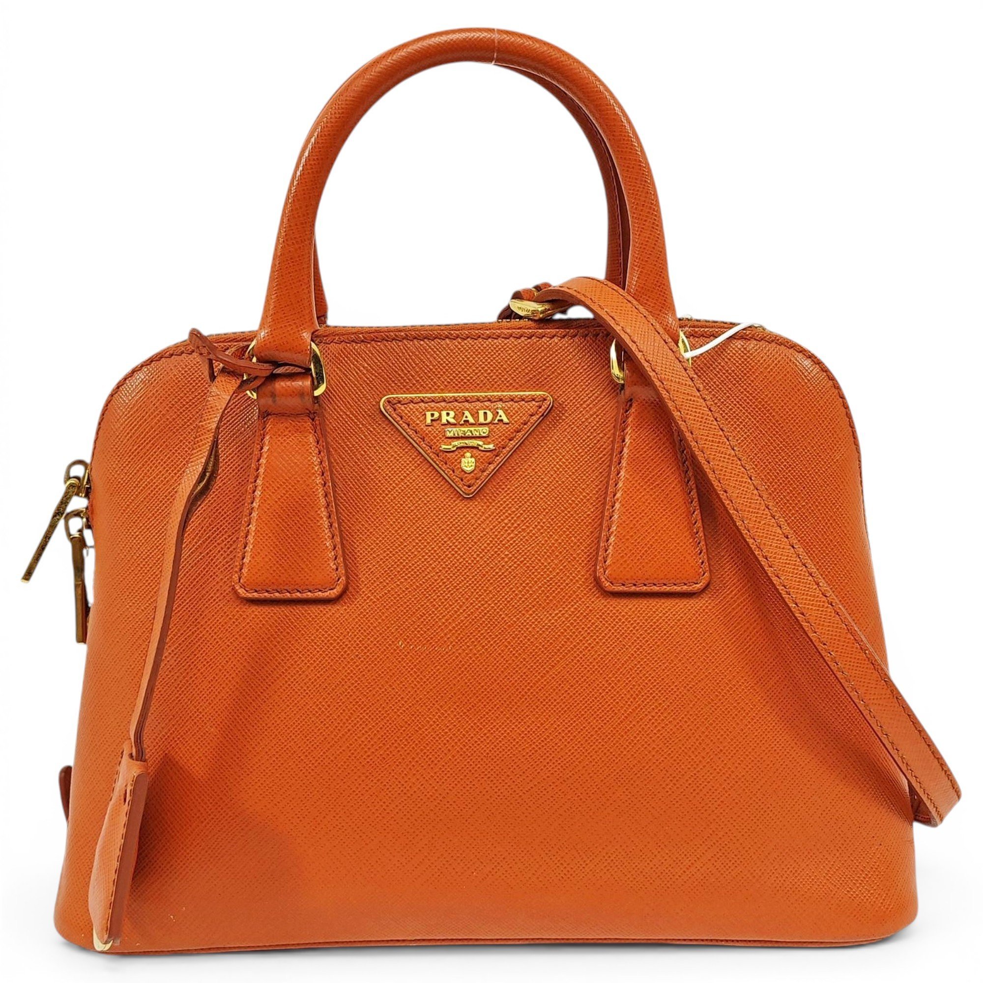Promenade leather handbag