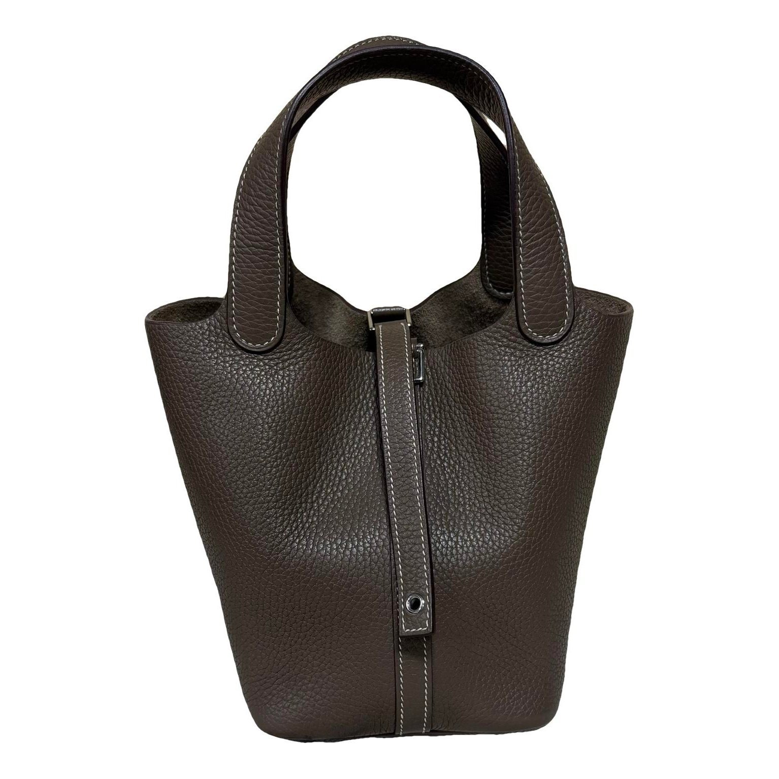 Picotin leather handbag