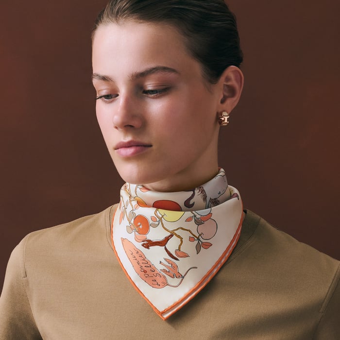 Le Pommier Sellier 45方巾