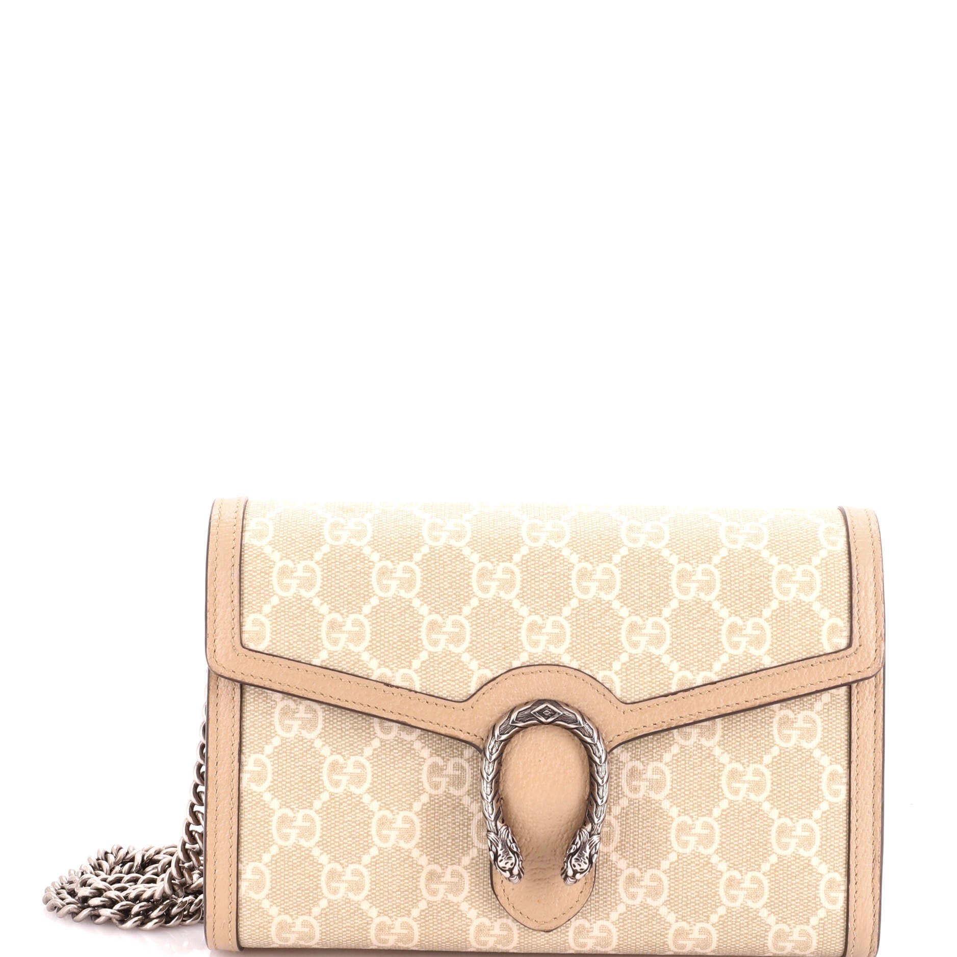 Dionysus Chain Wallet GG Coated Canvas Small