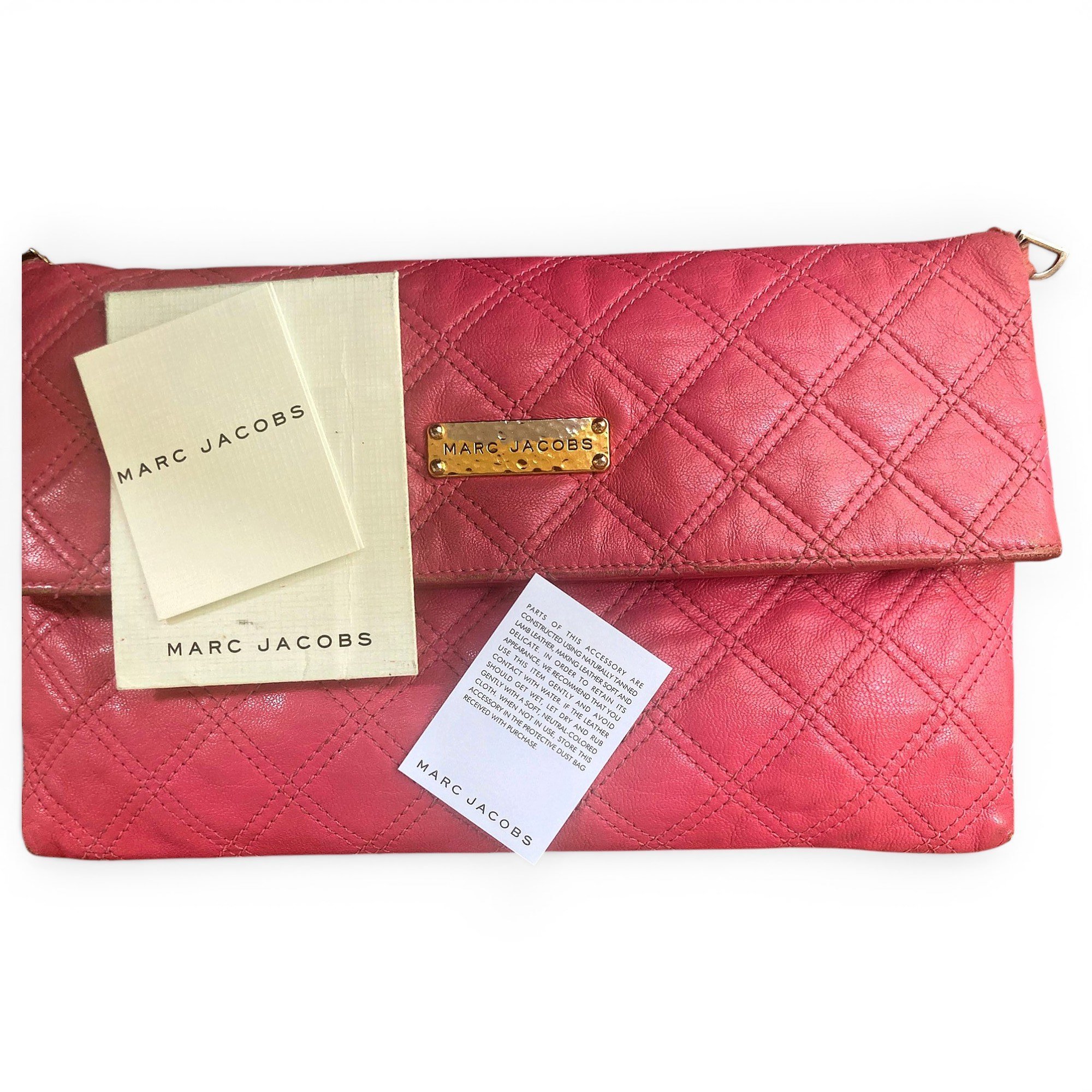 Single leather handbag