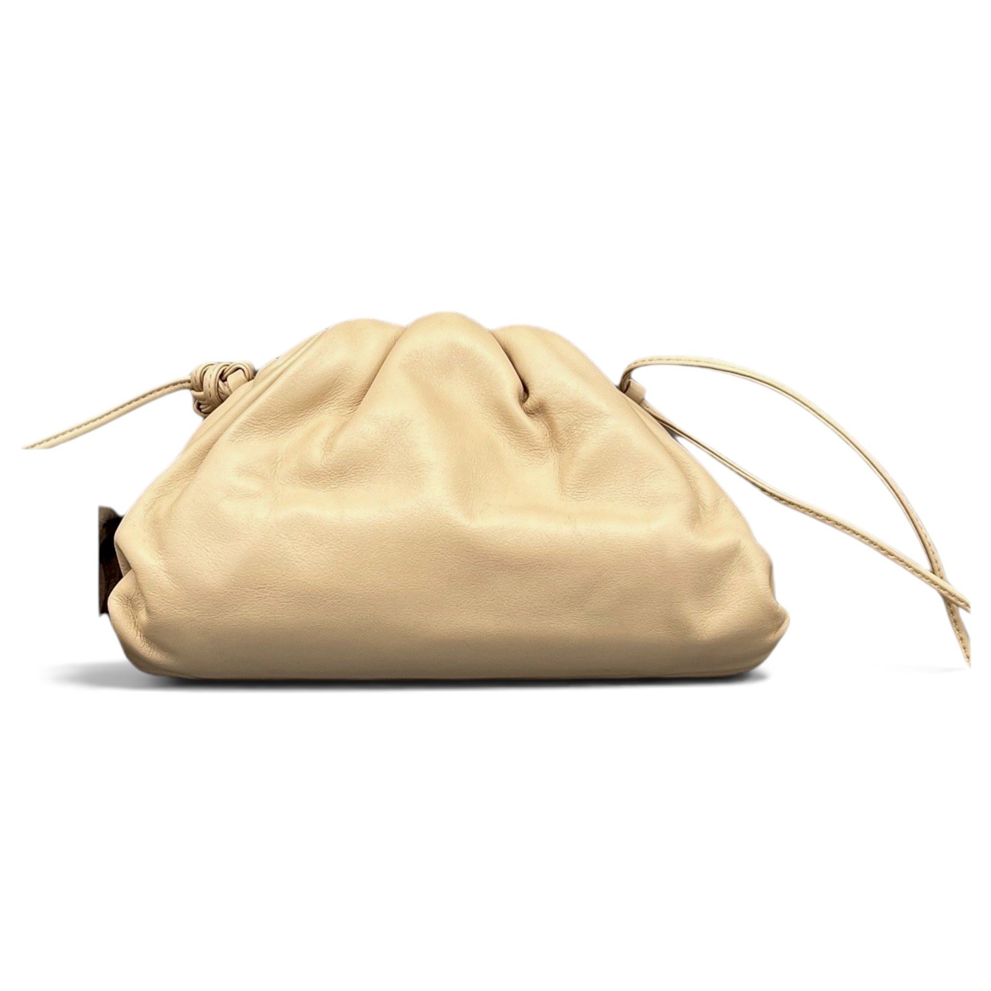 Pouch leather handbag