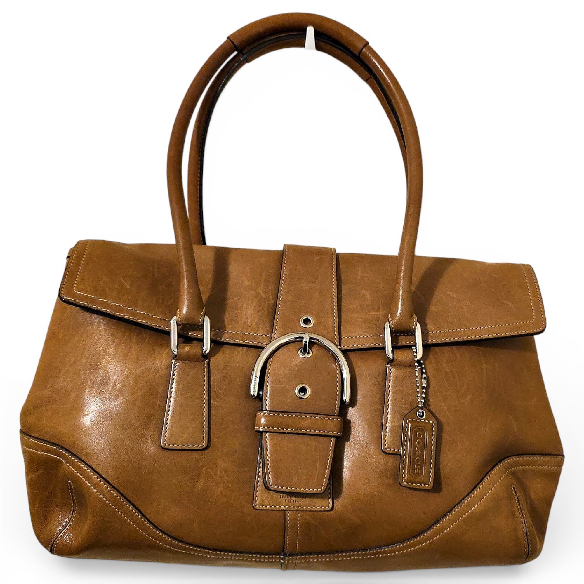 Leather handbag