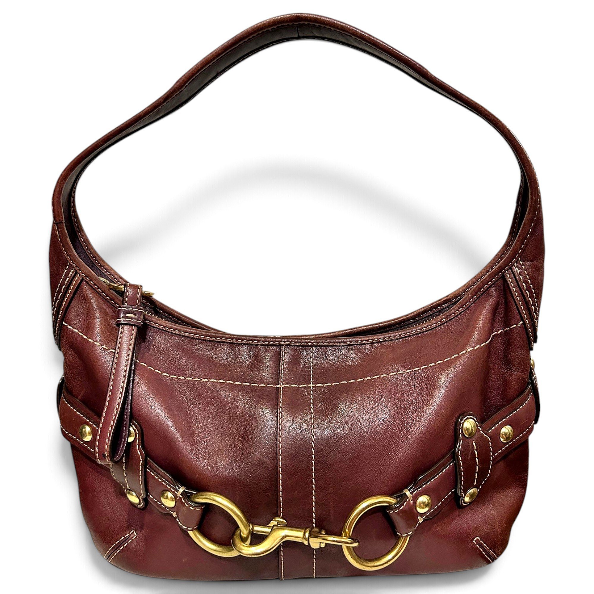 Leather handbag