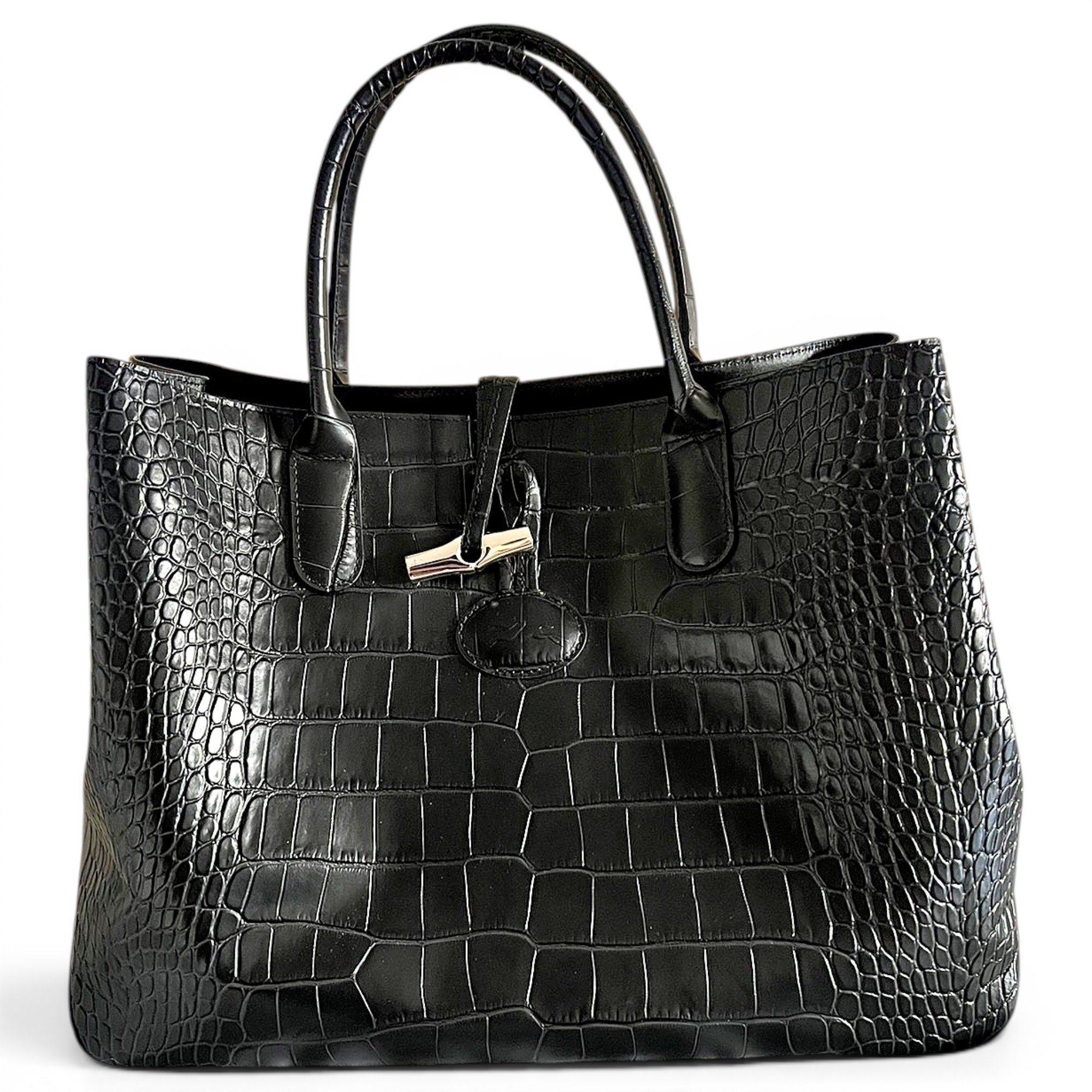 Roseau leather handbag