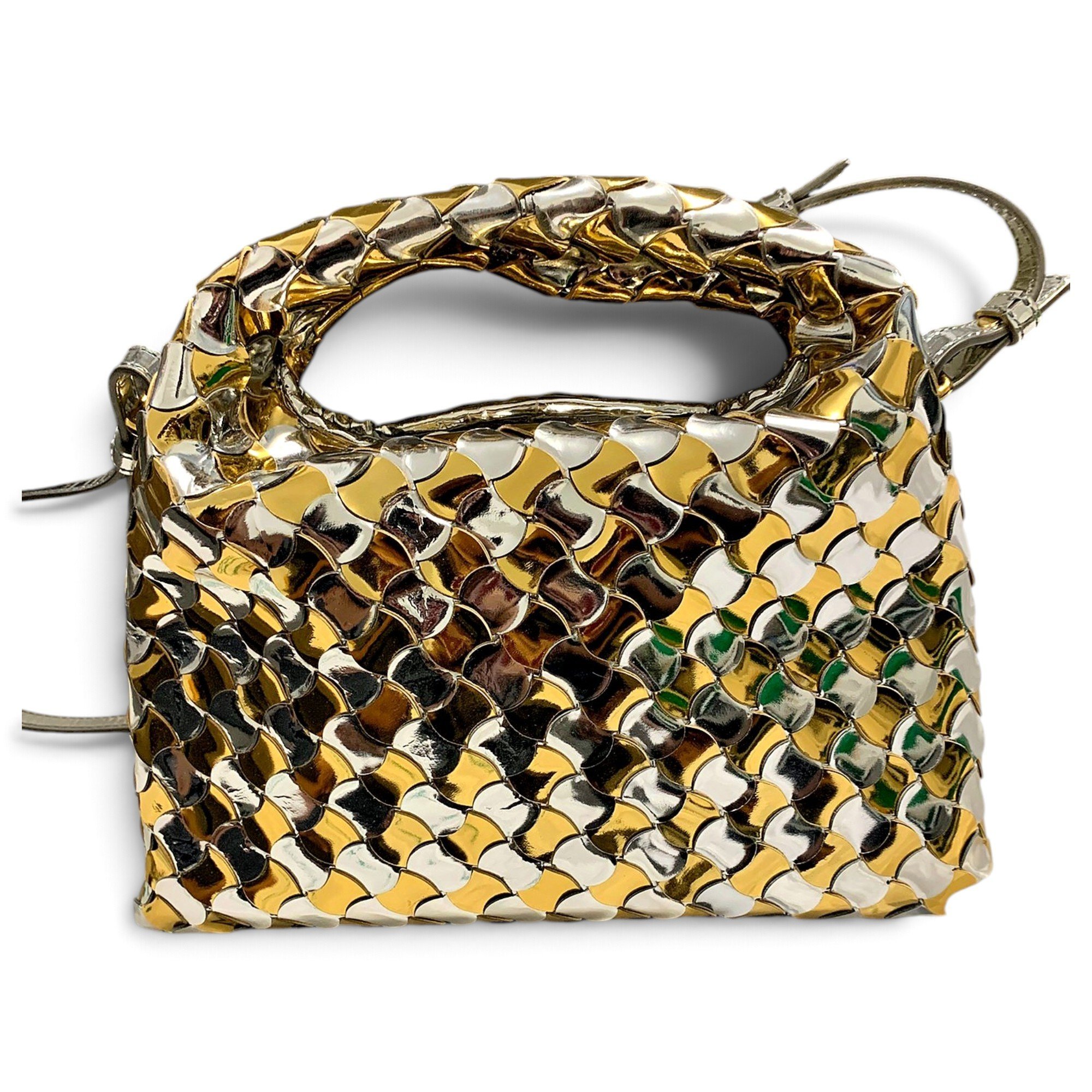 Hop patent leather handbag