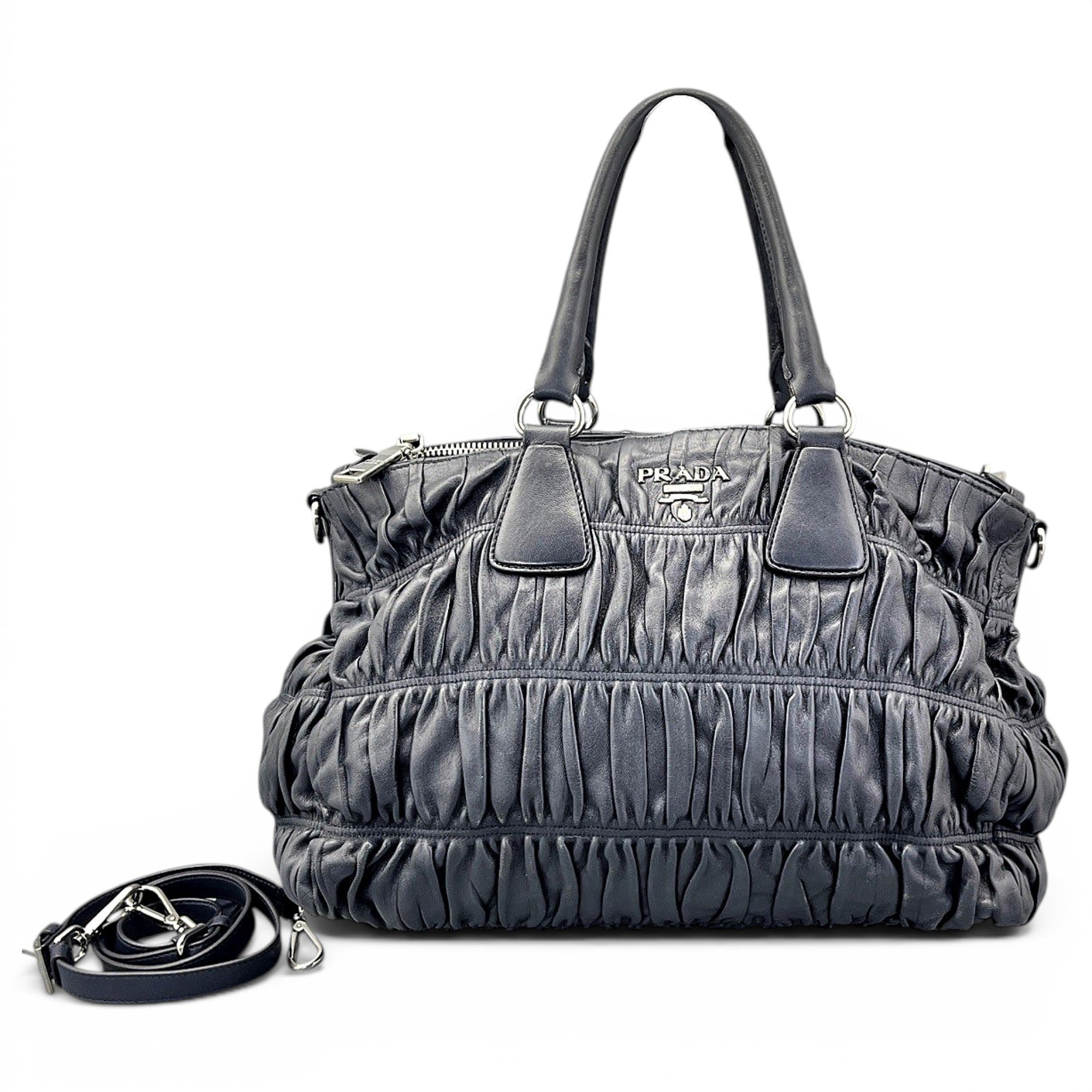 Leather handbag