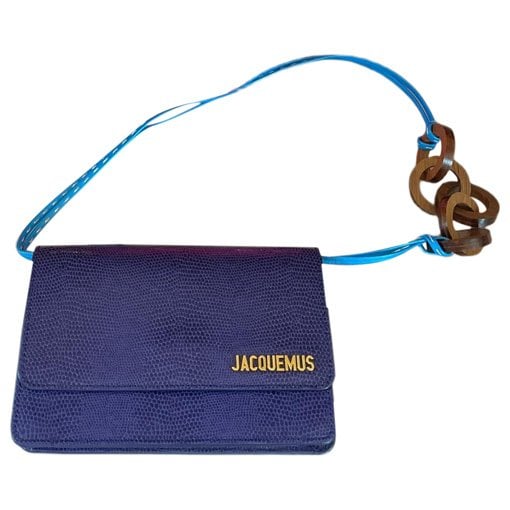 Leather clutch bag