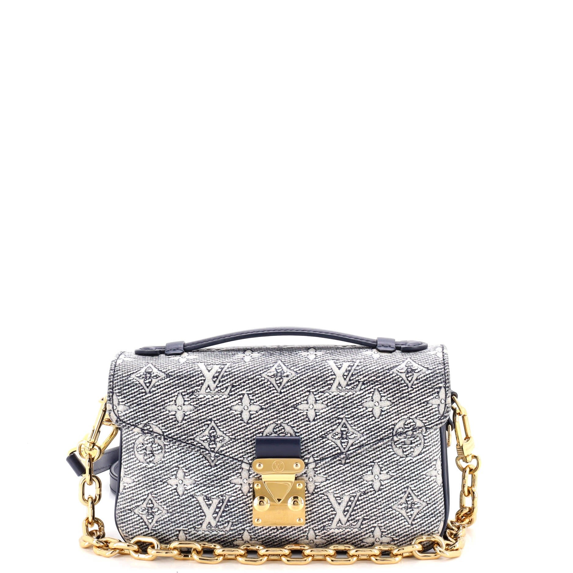 Pochette Metis Monoglam Jacquard Canvas East West