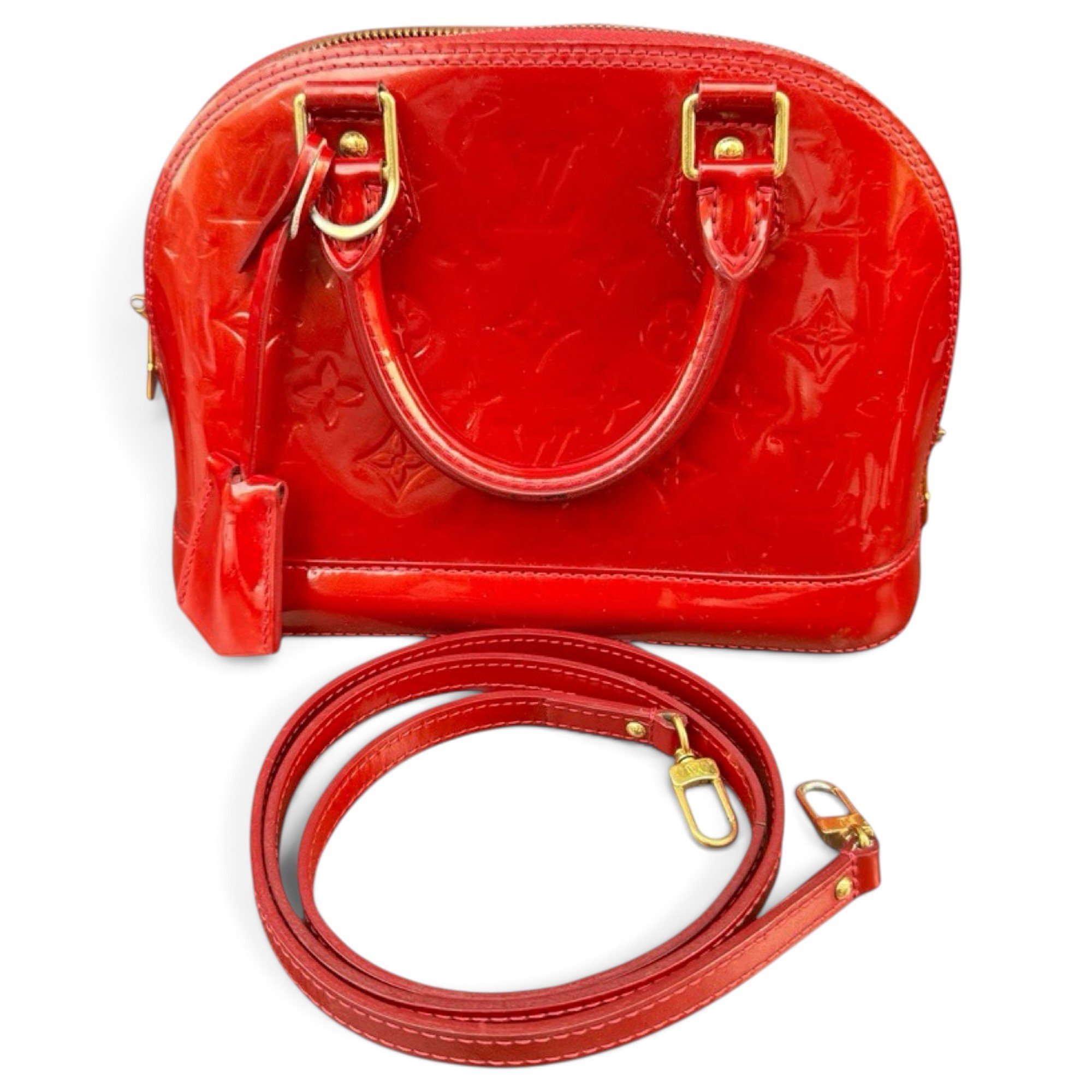 Alma BB patent leather crossbody bag